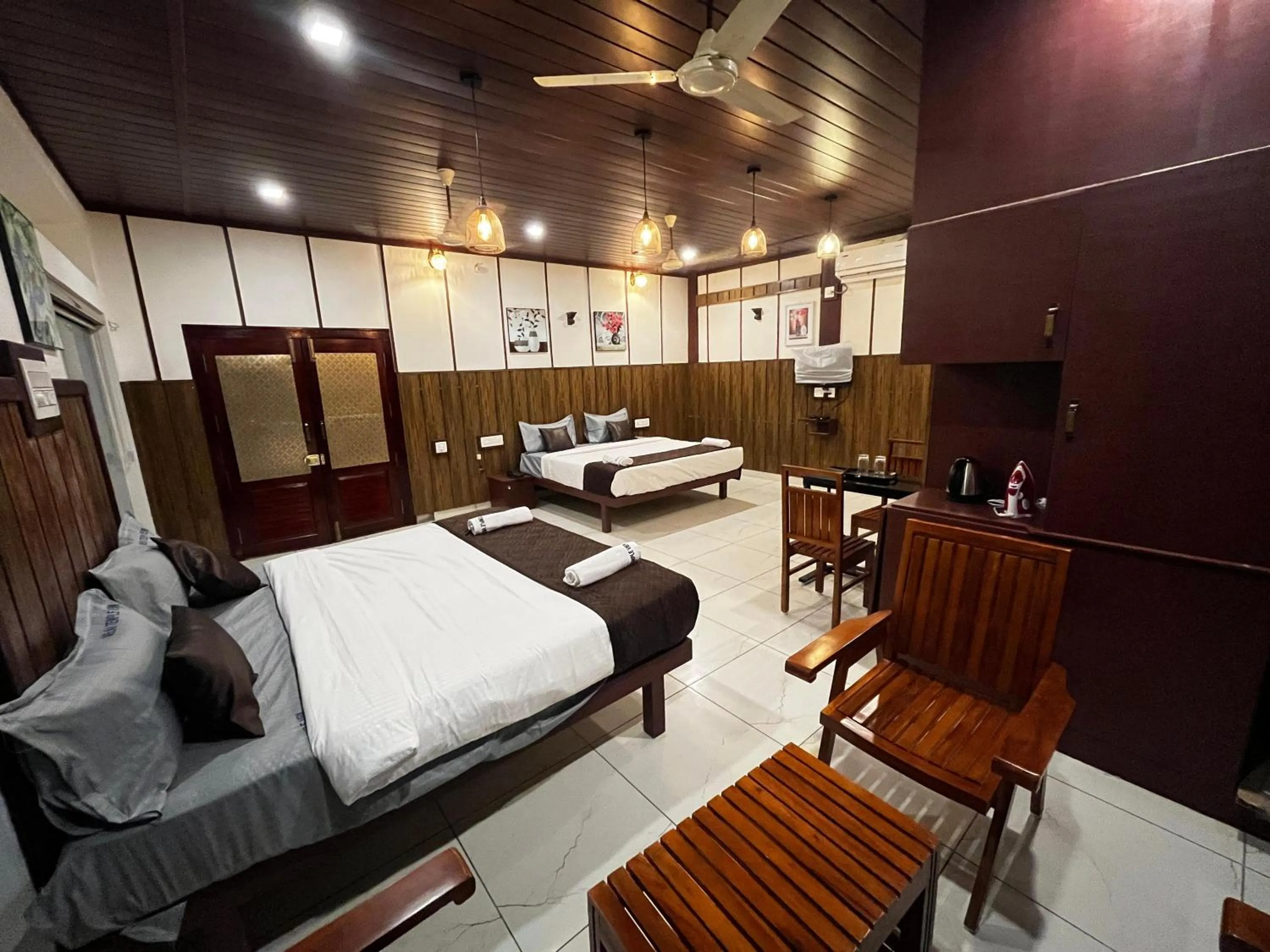 Bed in Velan Temple View