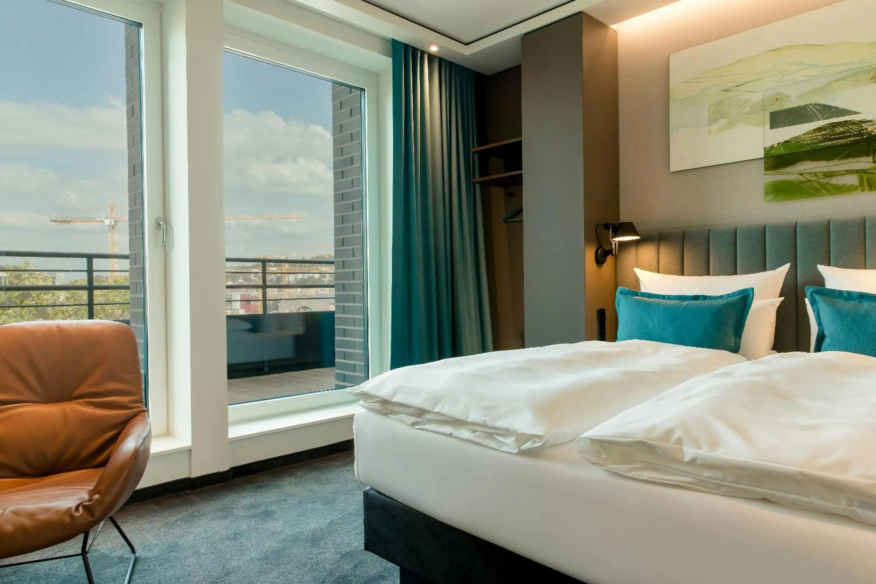 Photo of the whole room, Bed in Motel One Stuttgart-Hauptbahnhof