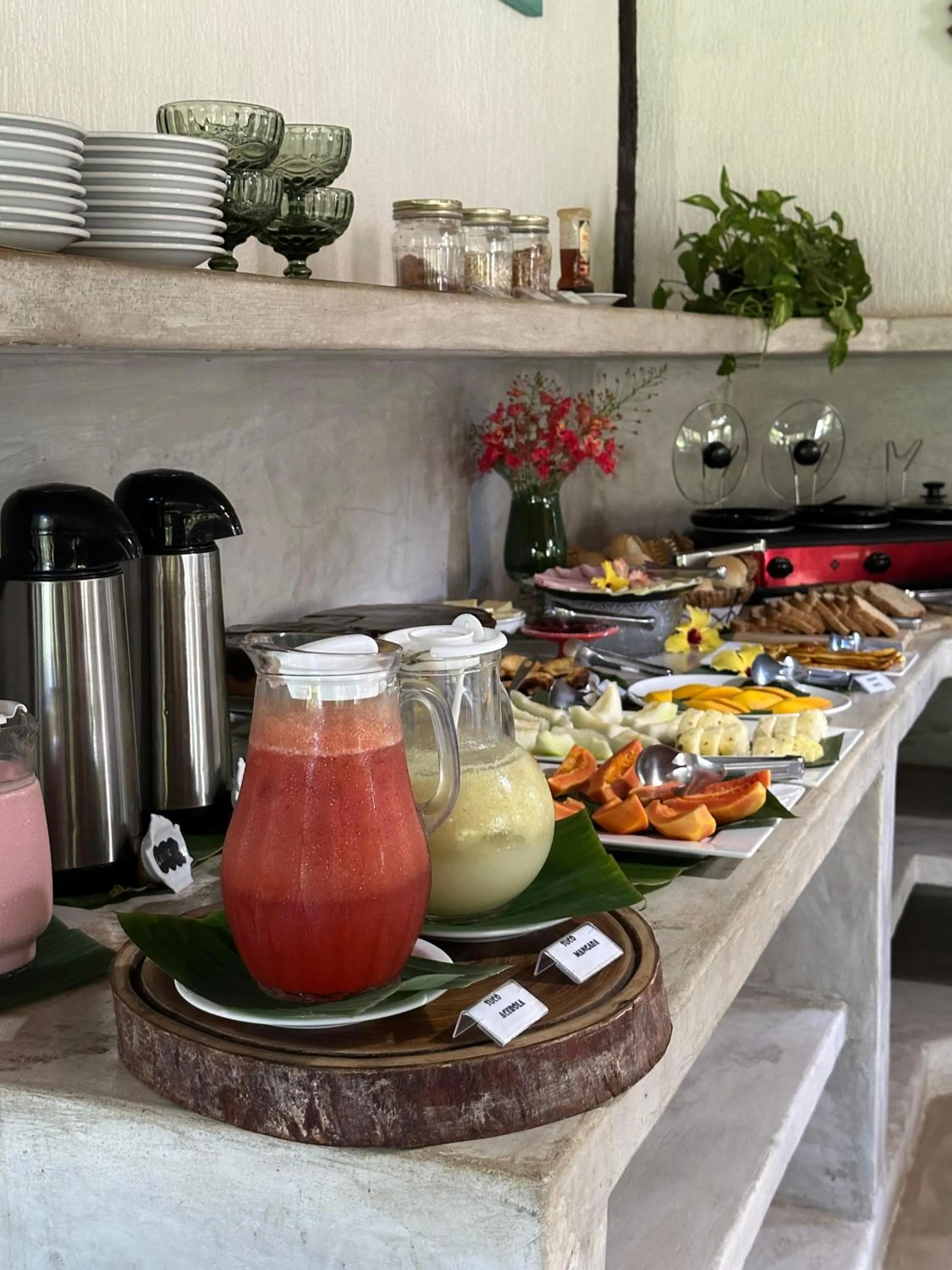Breakfast in Pousada Villa Cumuru