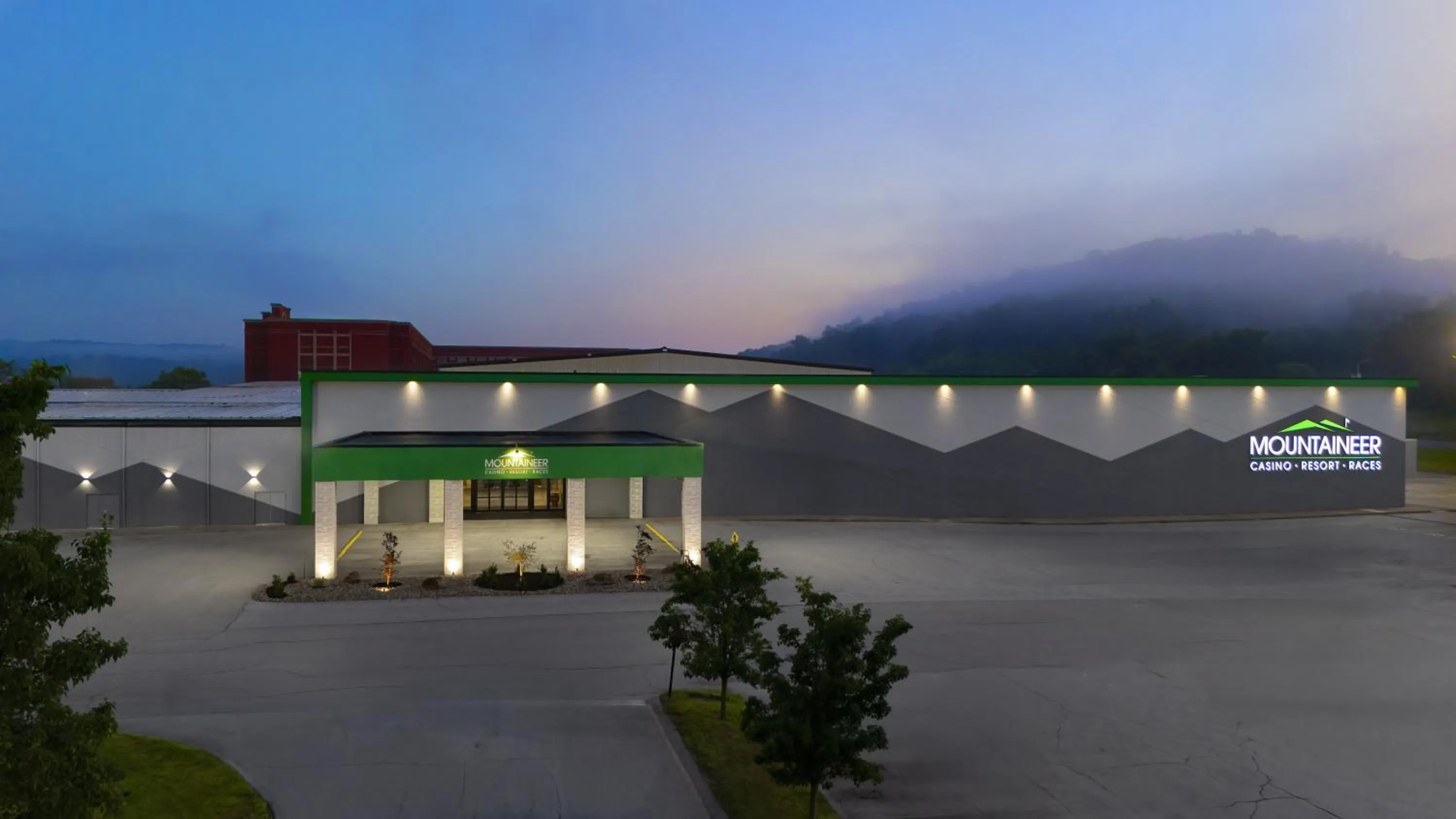 Property building in Mountaineer Casino Resort