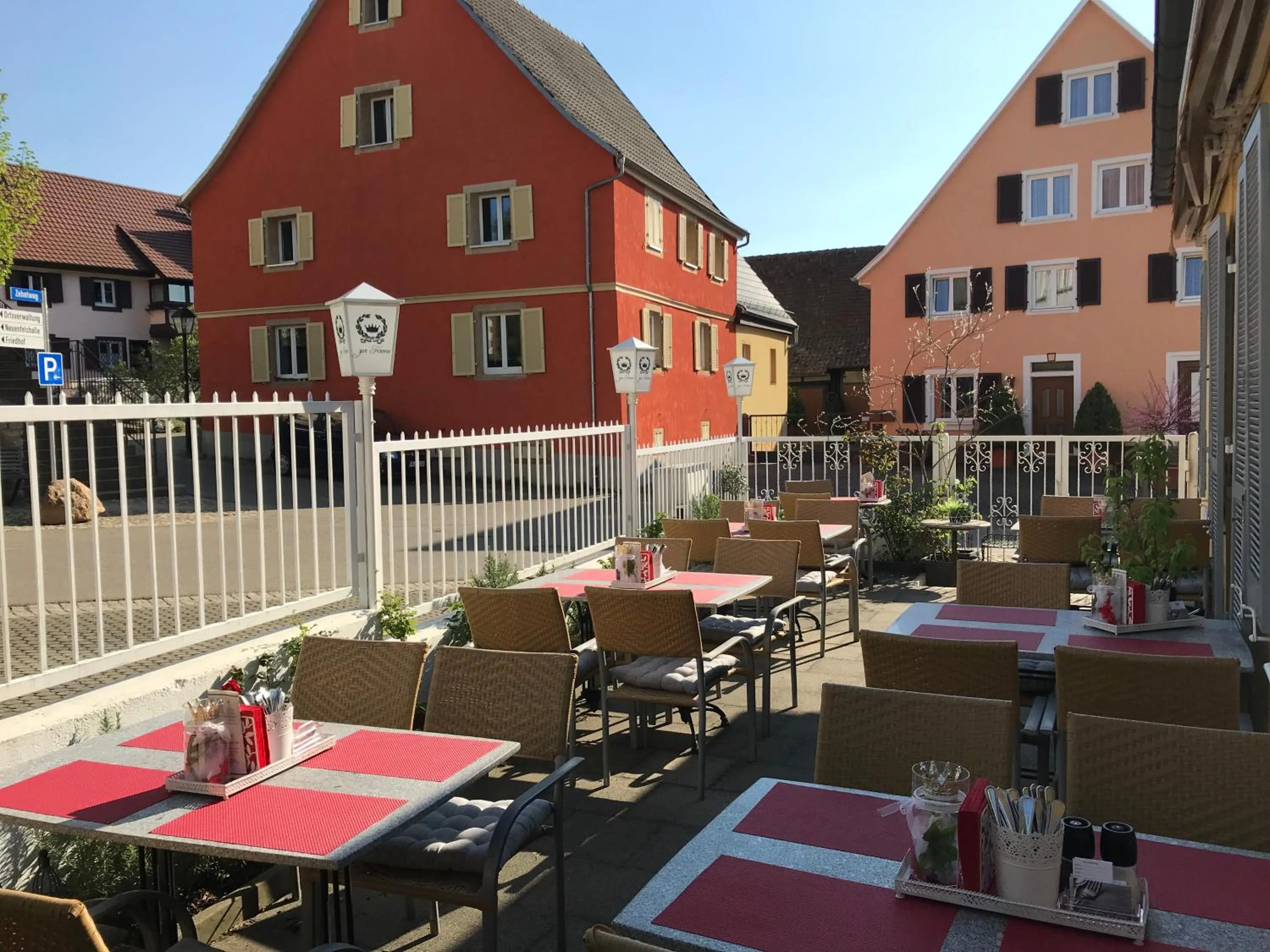 Balcony/Terrace, Restaurant/Places to Eat in Krone Britzingen