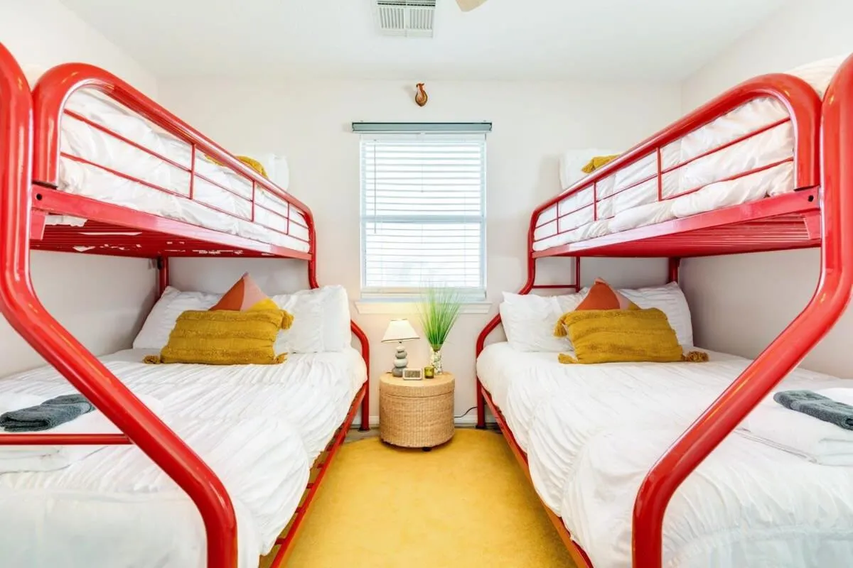 Bed in Sunset Sanctuary - Adorable Beach Bungalow with Gorgeous Gulf Views!