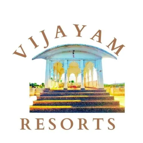 Property logo or sign in Vijayam Resort