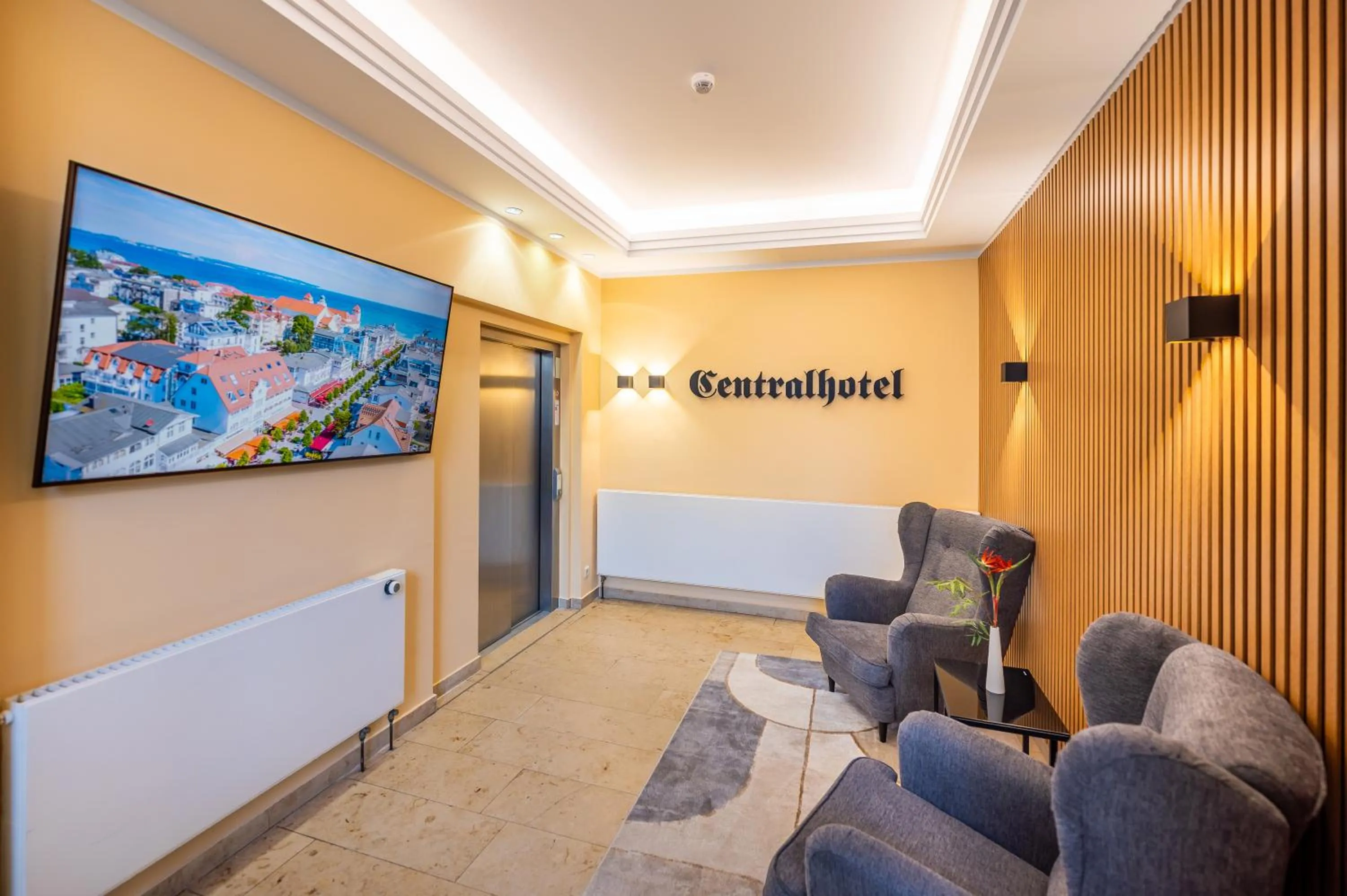 Lobby or reception in Centralhotel Binz