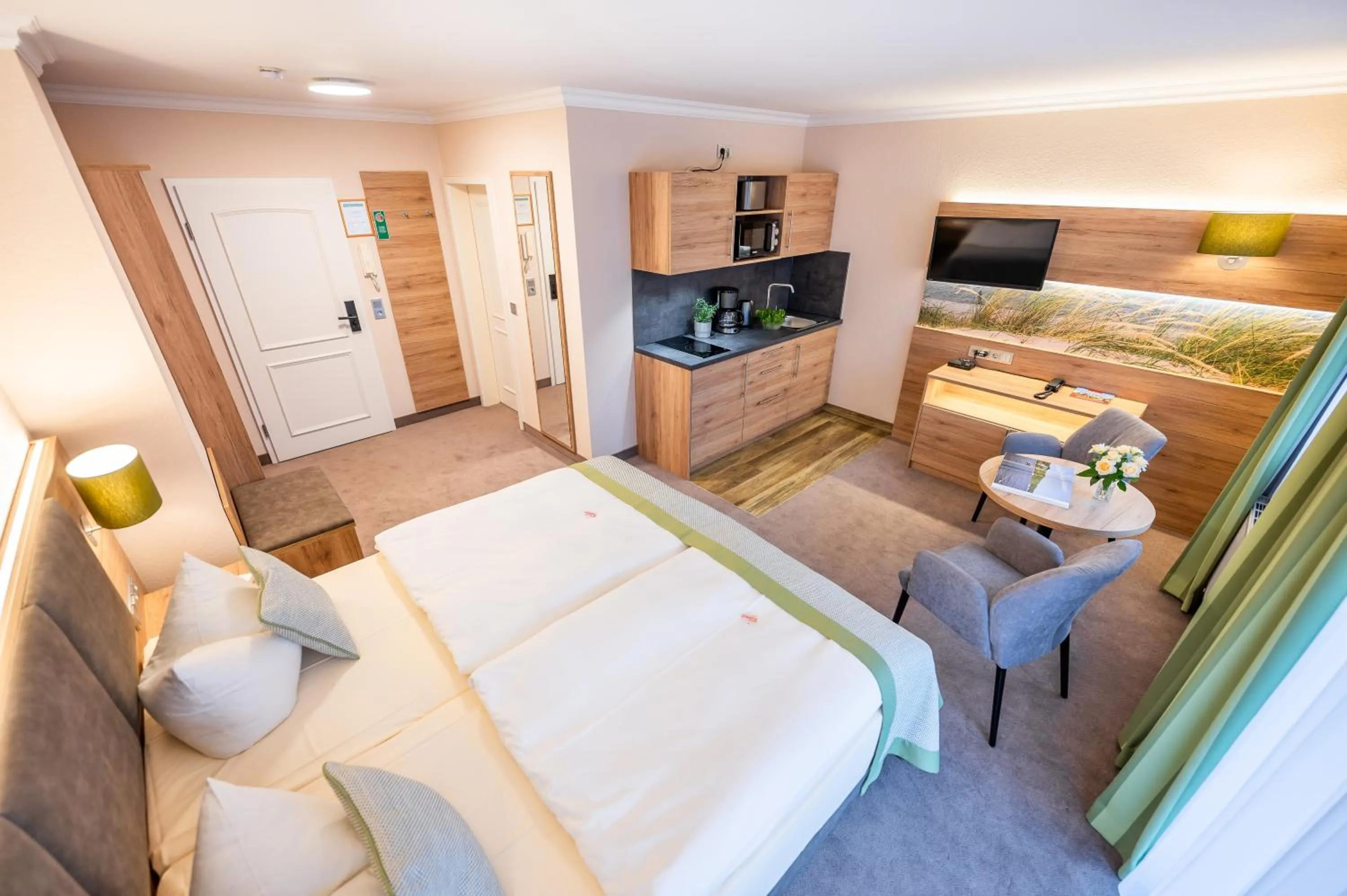 View (from property/room), Bed in Centralhotel Binz