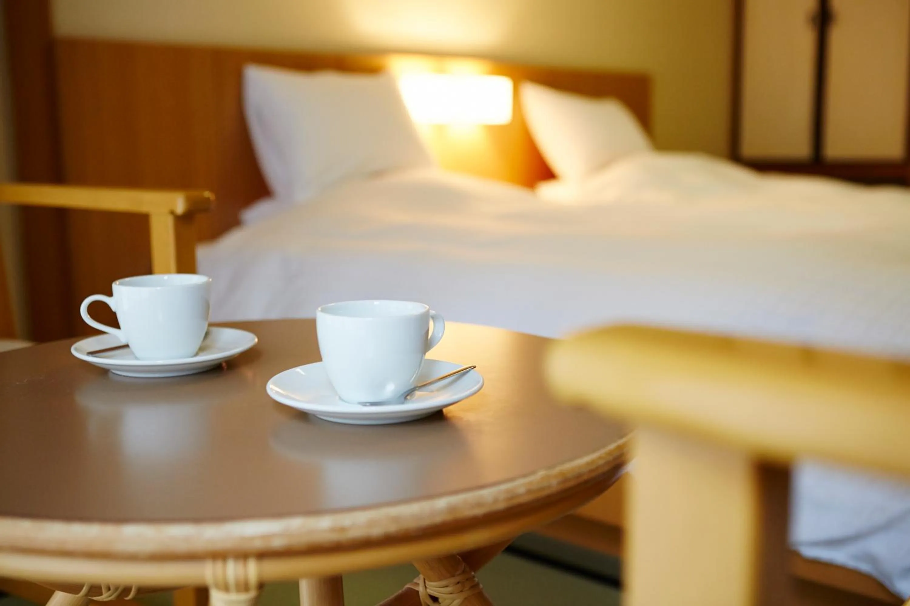 Coffee/tea facilities, Bed in Kinugawa Onsen Hotel