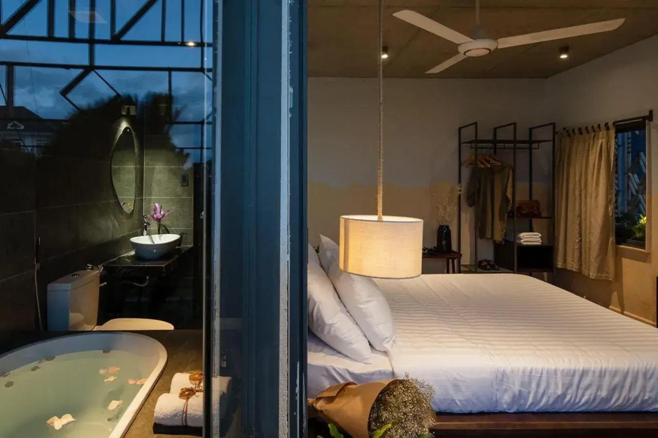 Bed in The Note Dalat Bed in The Note Dalat