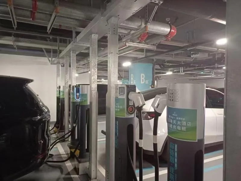 Parking in Qingdao Haitian Hotel