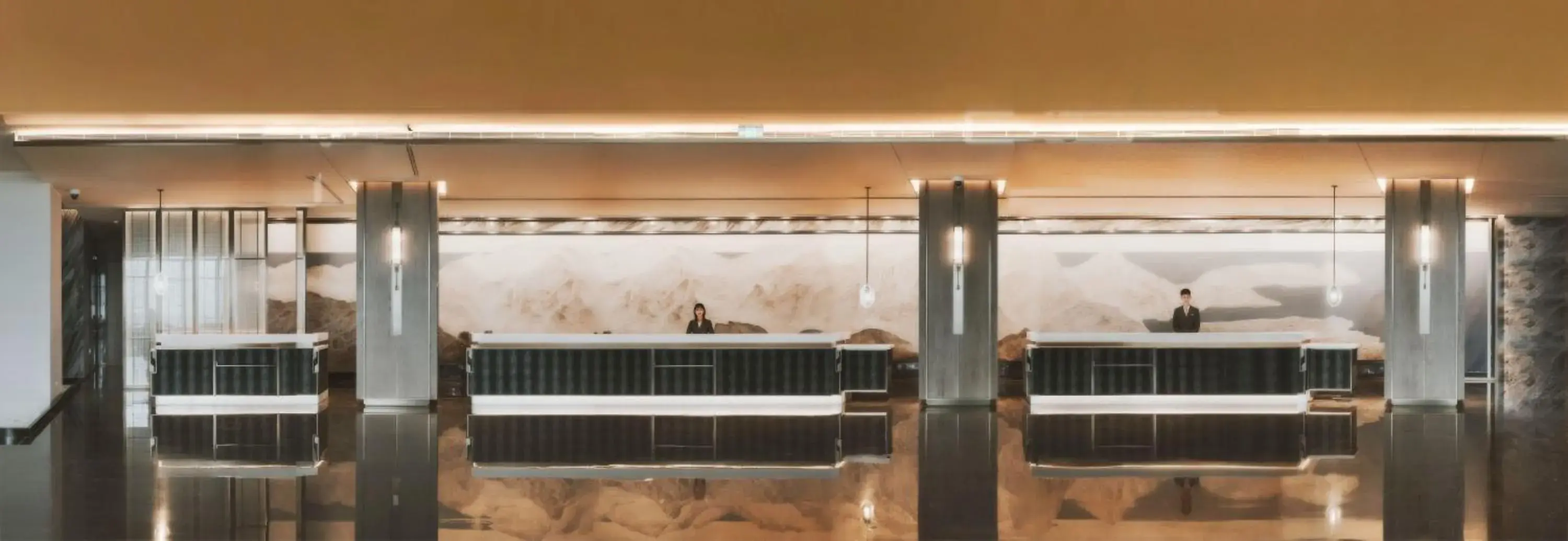 Lobby or reception in Qingdao Haitian Hotel Lobby or reception in Qingdao Haitian Hotel