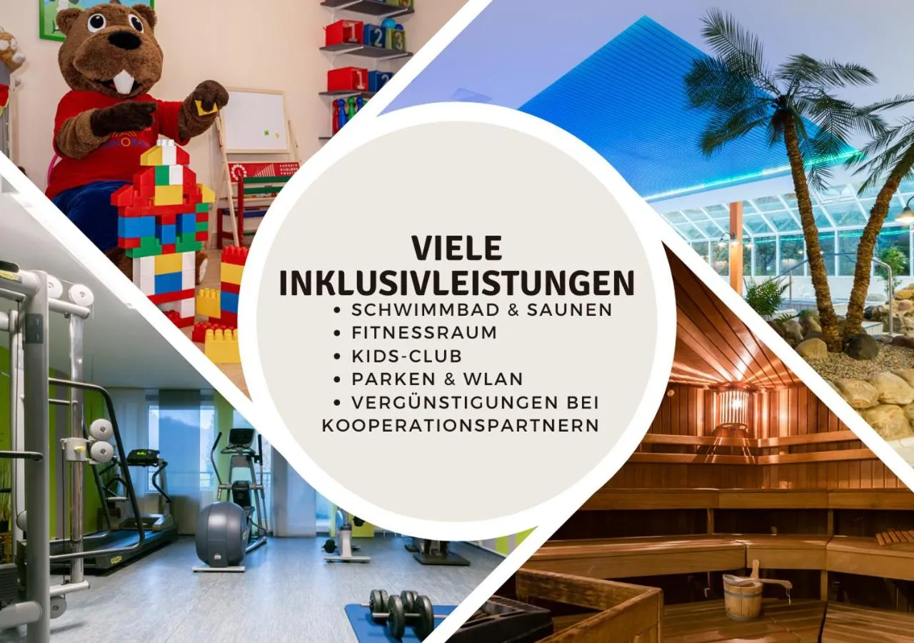 Sauna in Familien Apartmenthotel Panoramic