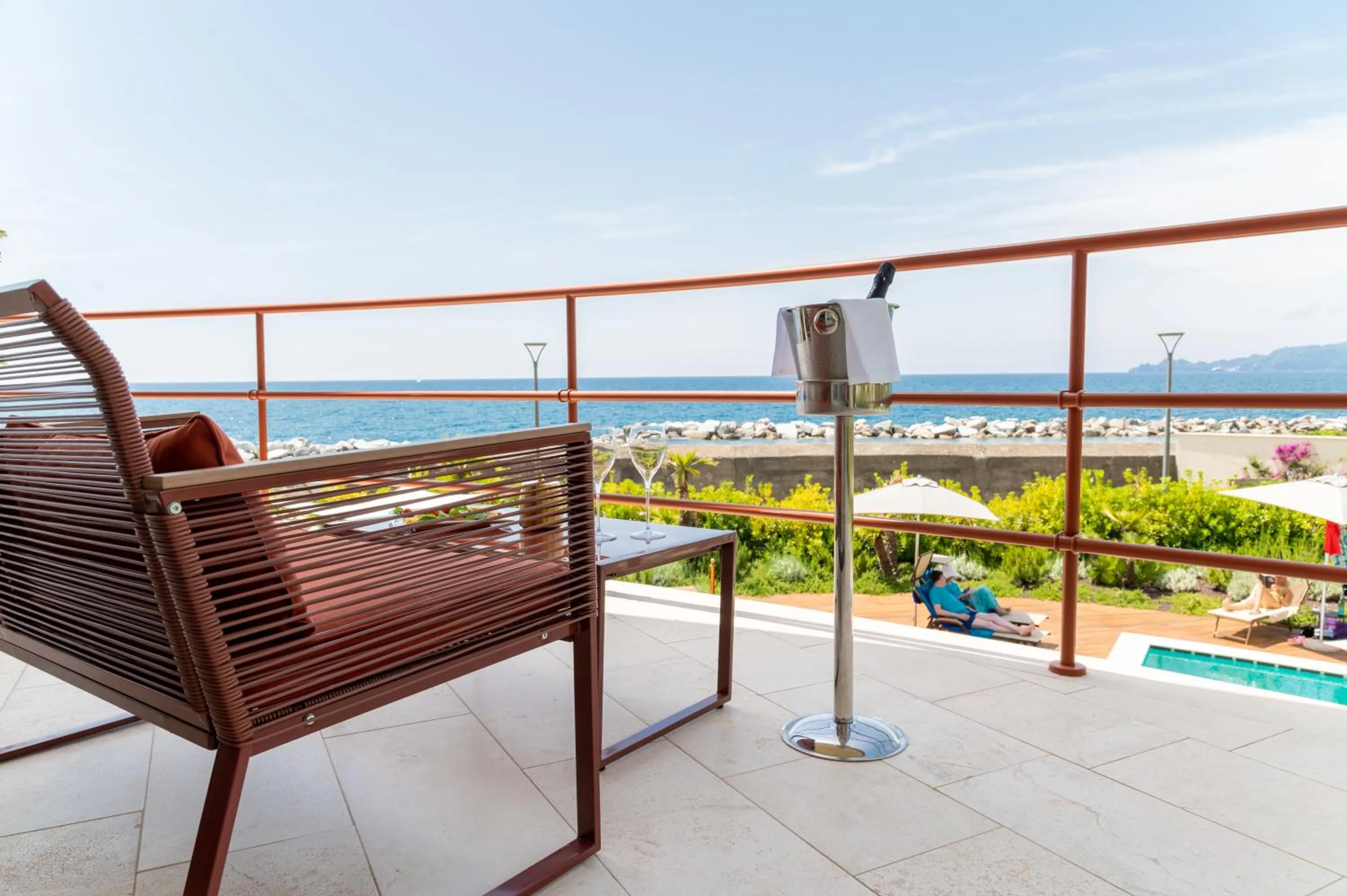 Balcony/Terrace in Grand Hotel Torre Fara