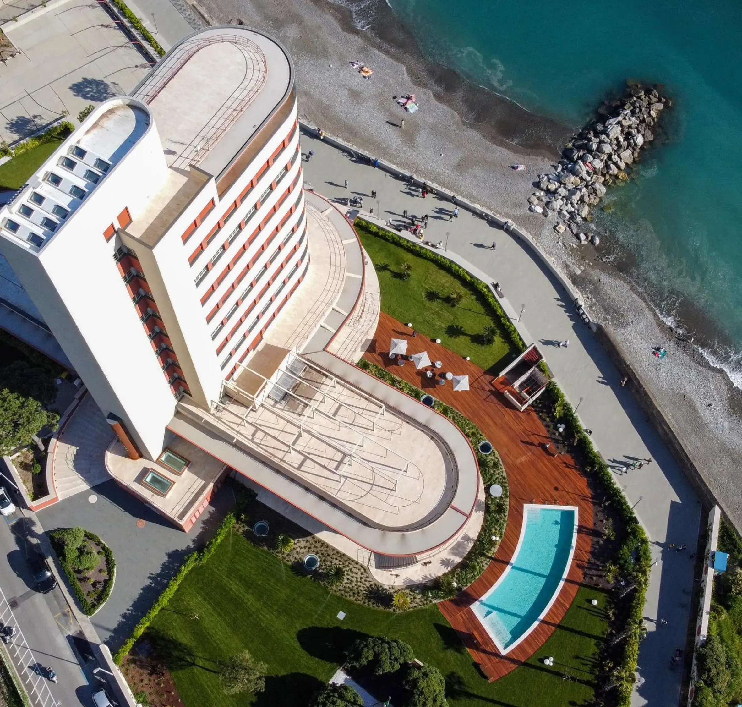 Property building in Grand Hotel Torre Fara Property building in Grand Hotel Torre Fara