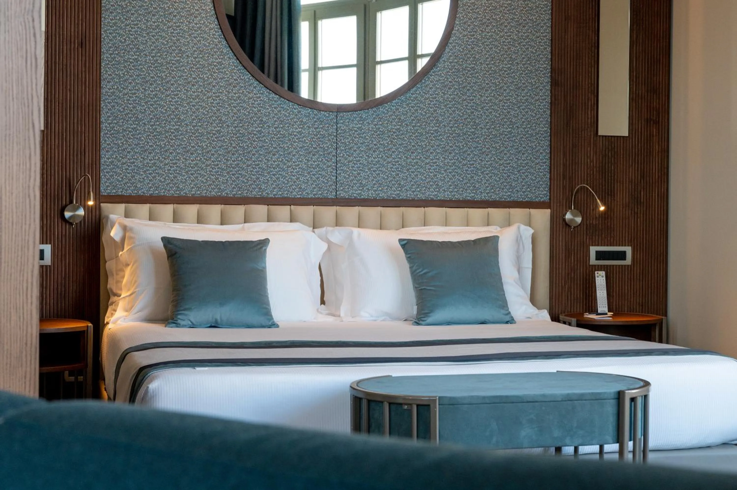 Bed in Grand Hotel Torre Fara