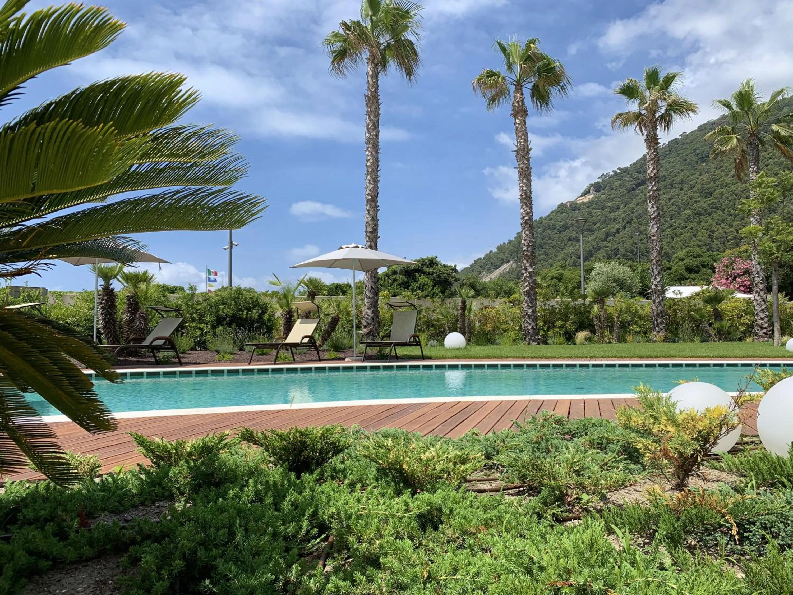 Garden view in Grand Hotel Torre Fara