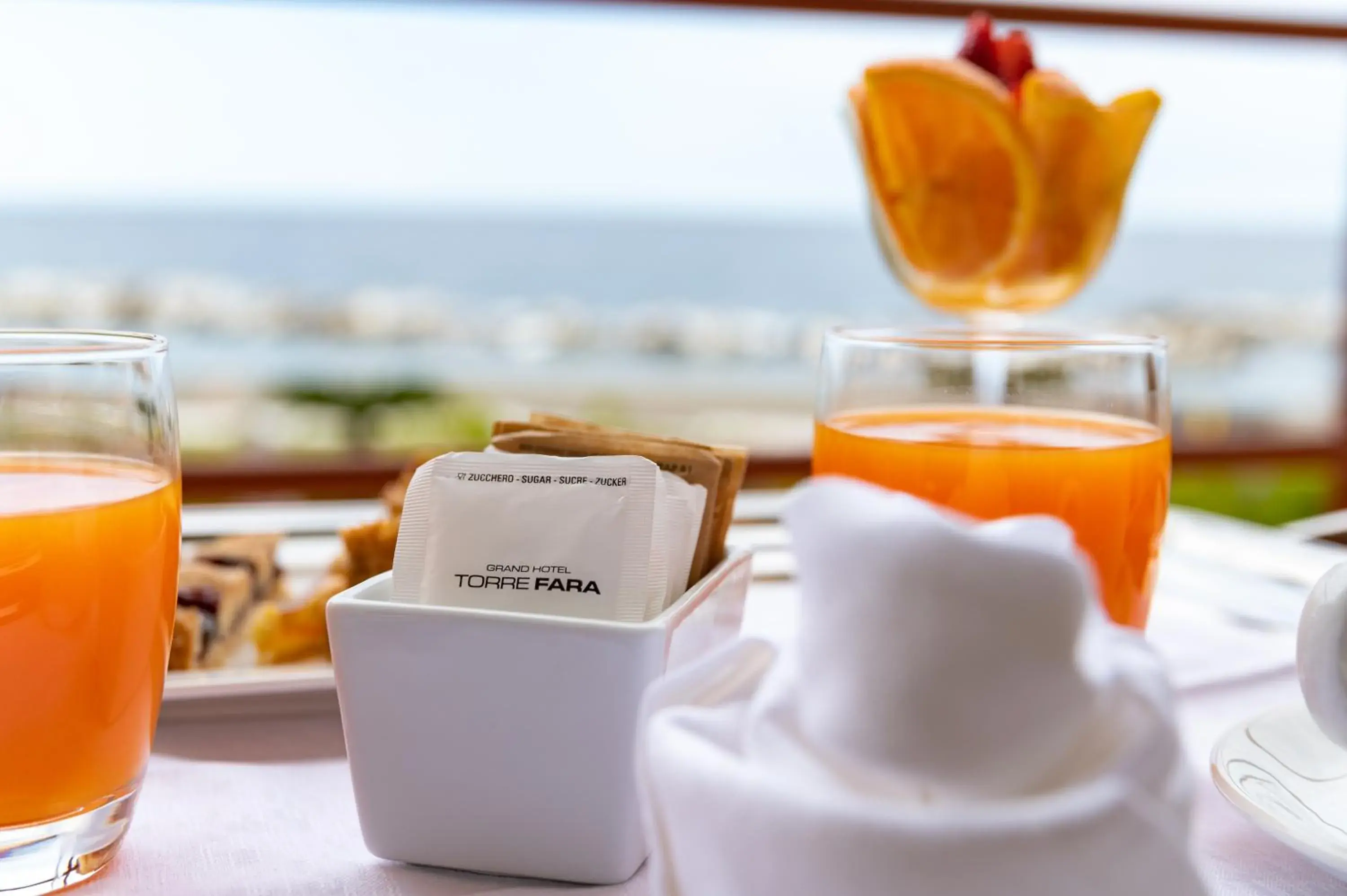 Food and drinks in Grand Hotel Torre Fara Food and drinks in Grand Hotel Torre Fara