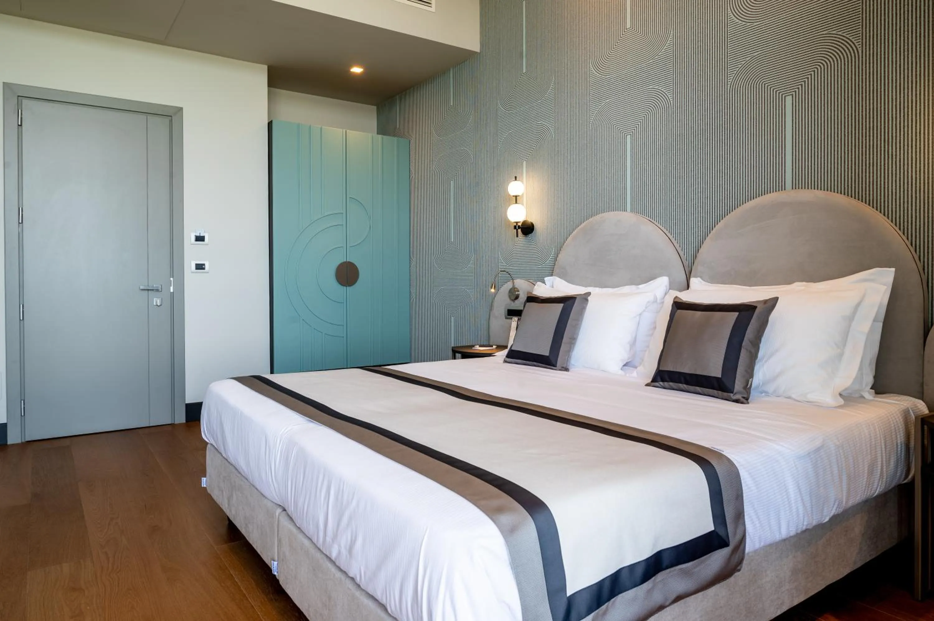 Bed in Grand Hotel Torre Fara