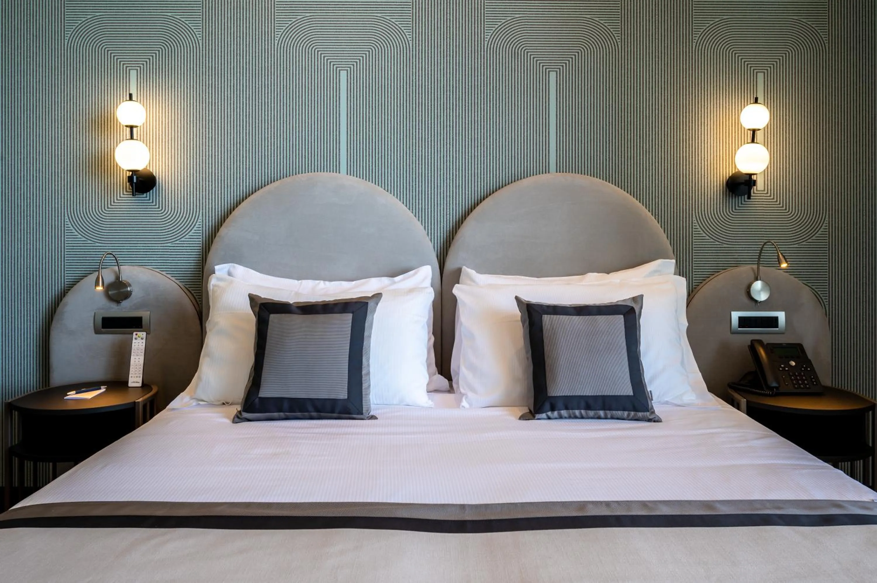 Bed in Grand Hotel Torre Fara