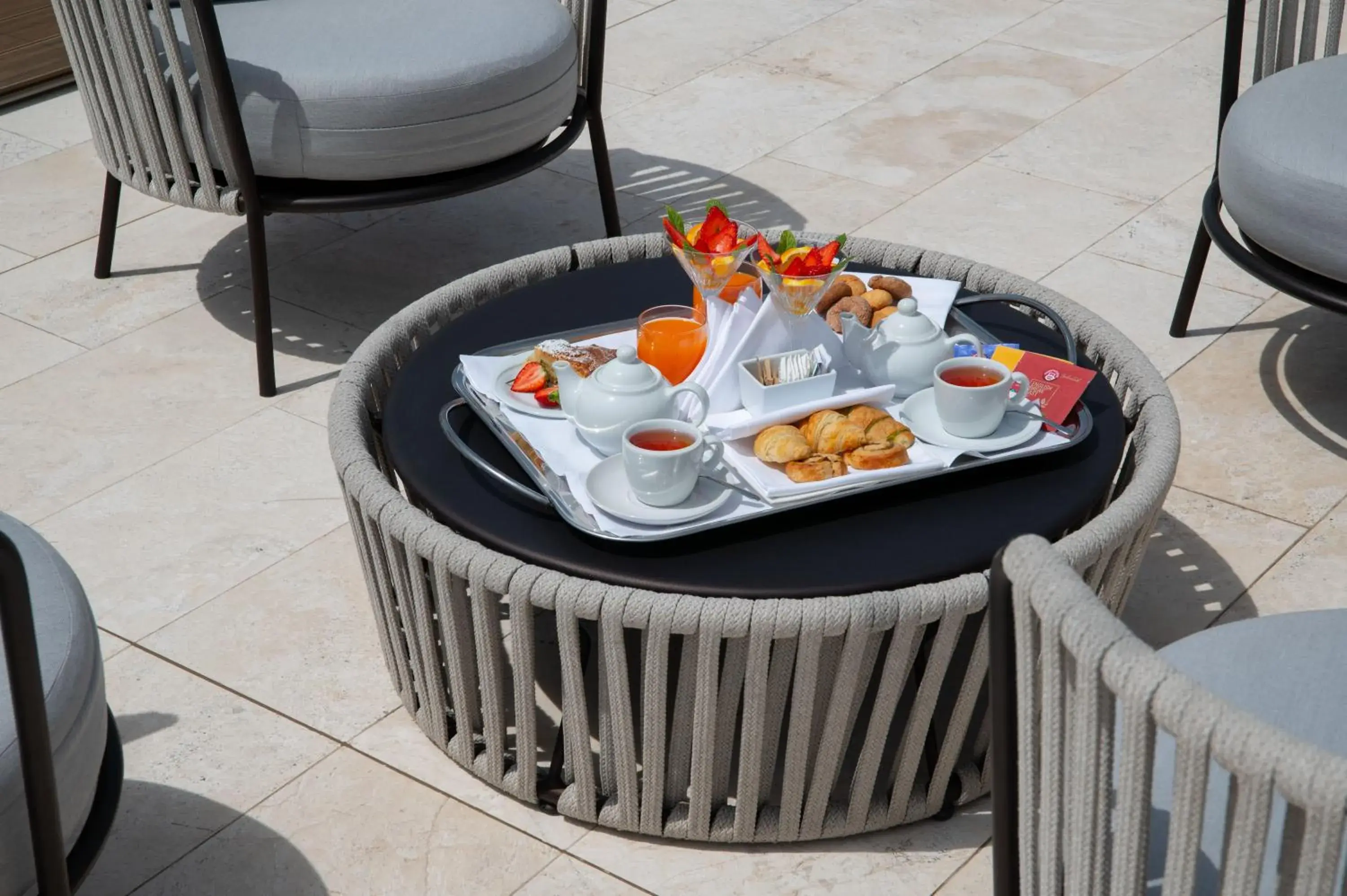 Continental breakfast in Grand Hotel Torre Fara Continental breakfast in Grand Hotel Torre Fara