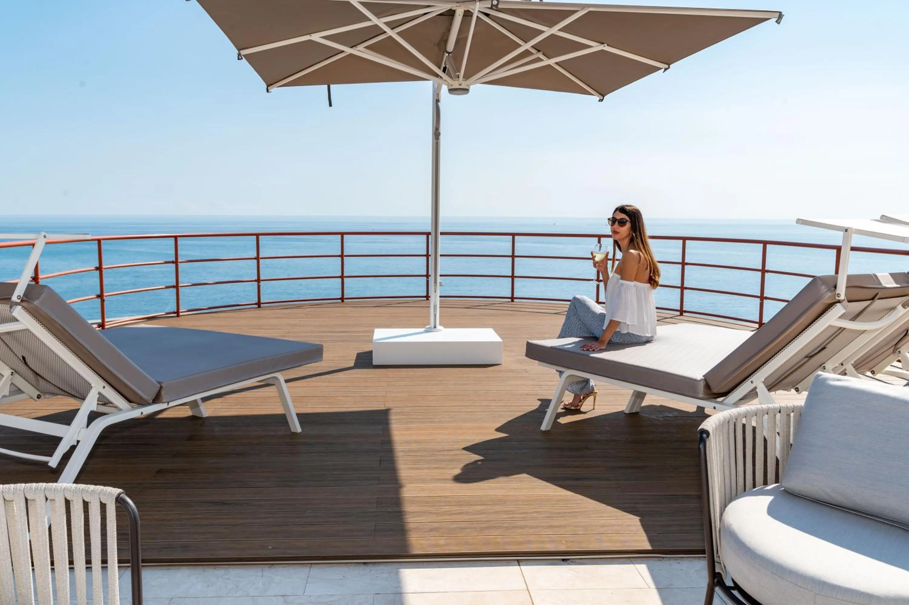 Balcony/Terrace in Grand Hotel Torre Fara