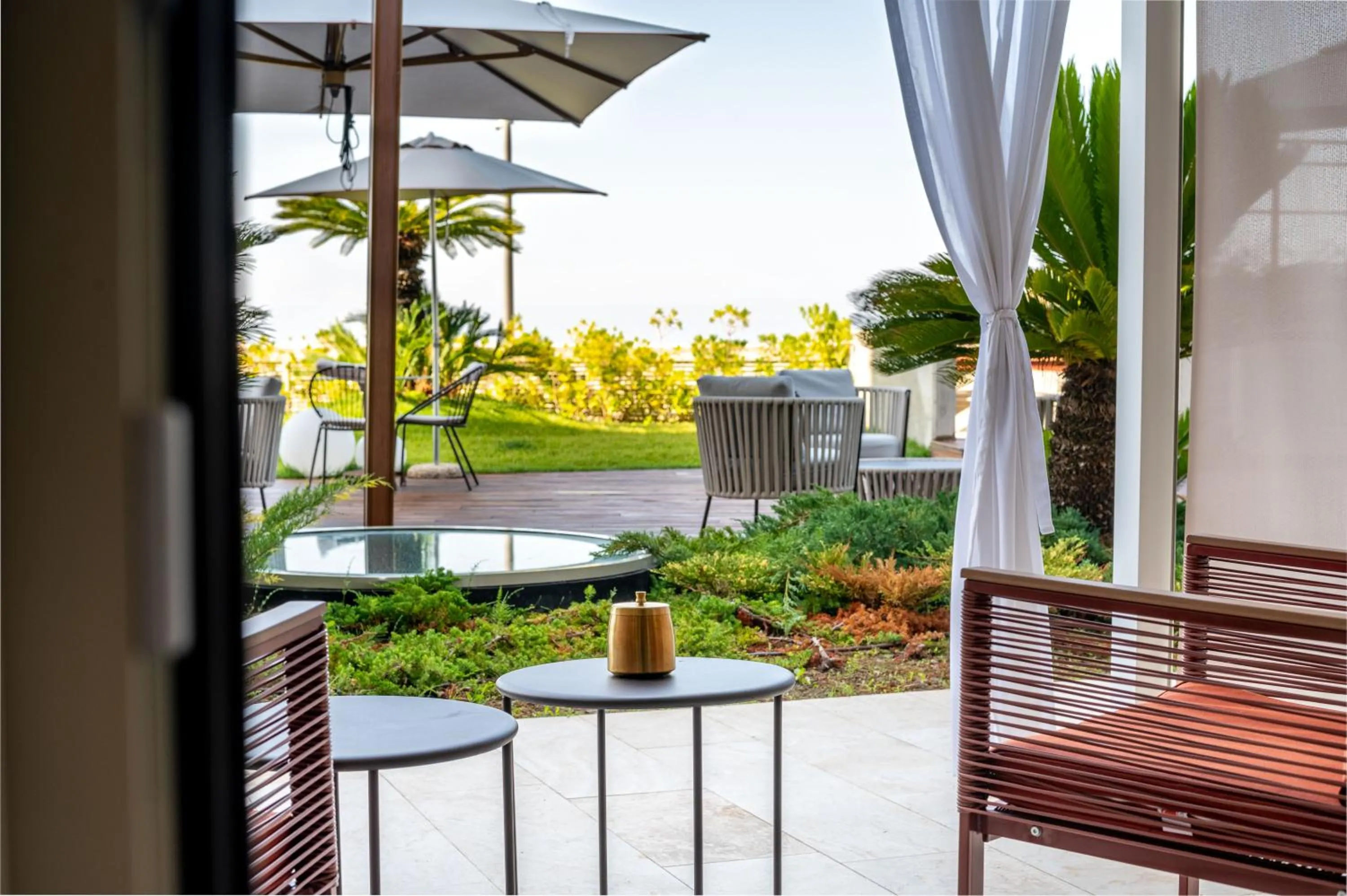 Patio in Grand Hotel Torre Fara