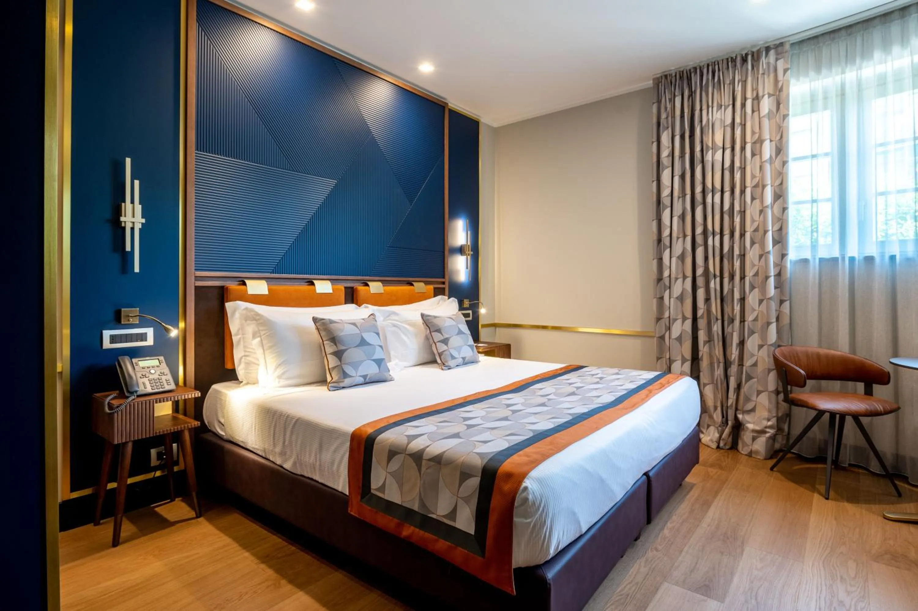 Bed in Grand Hotel Torre Fara