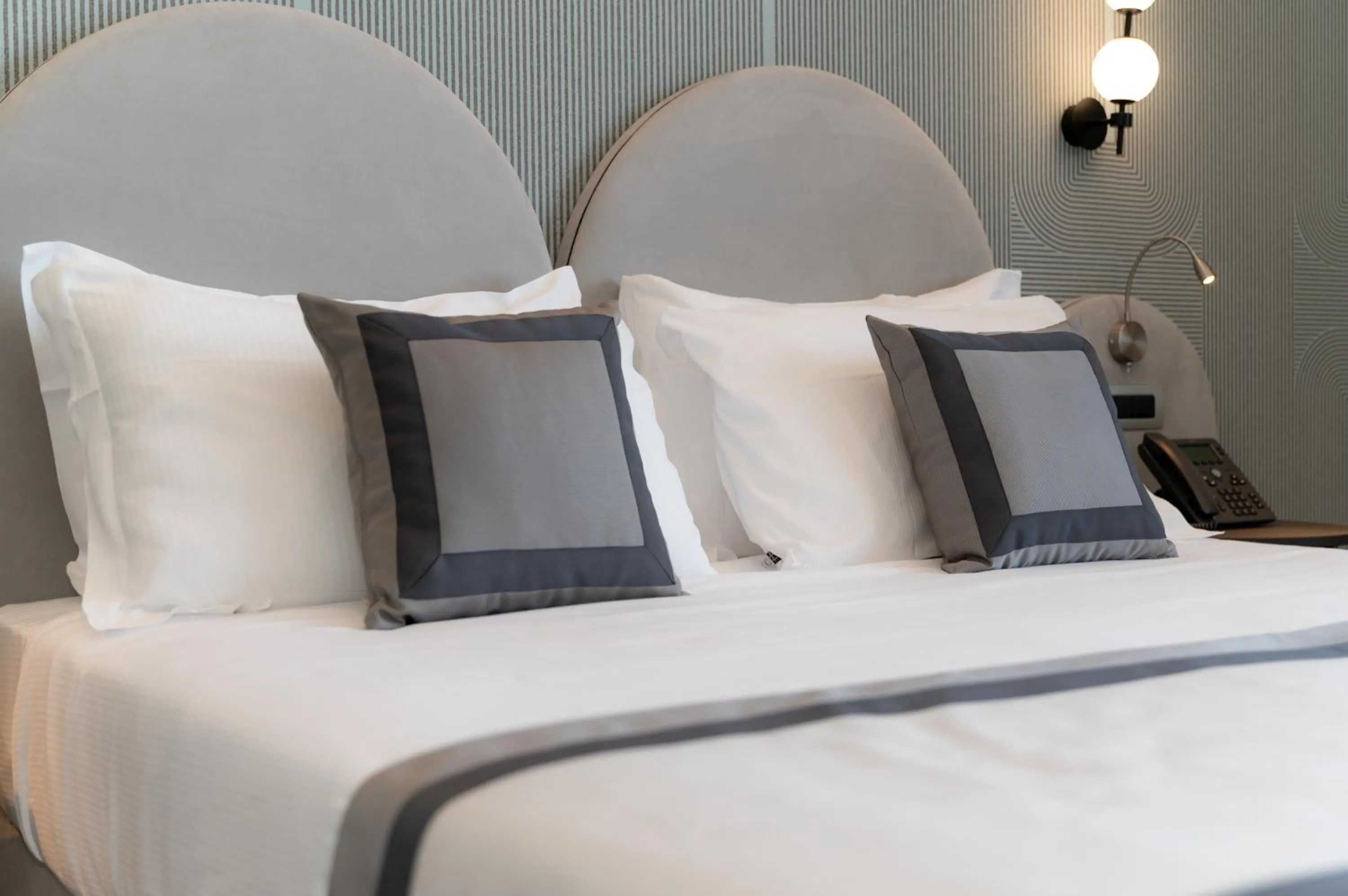 Bed in Grand Hotel Torre Fara