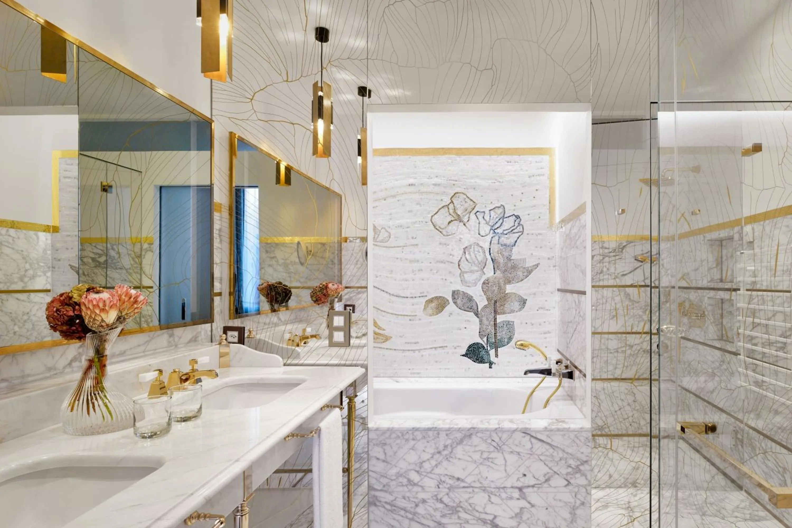 Bathroom in The Ritz-Carlton Hotel de la Paix, Geneva