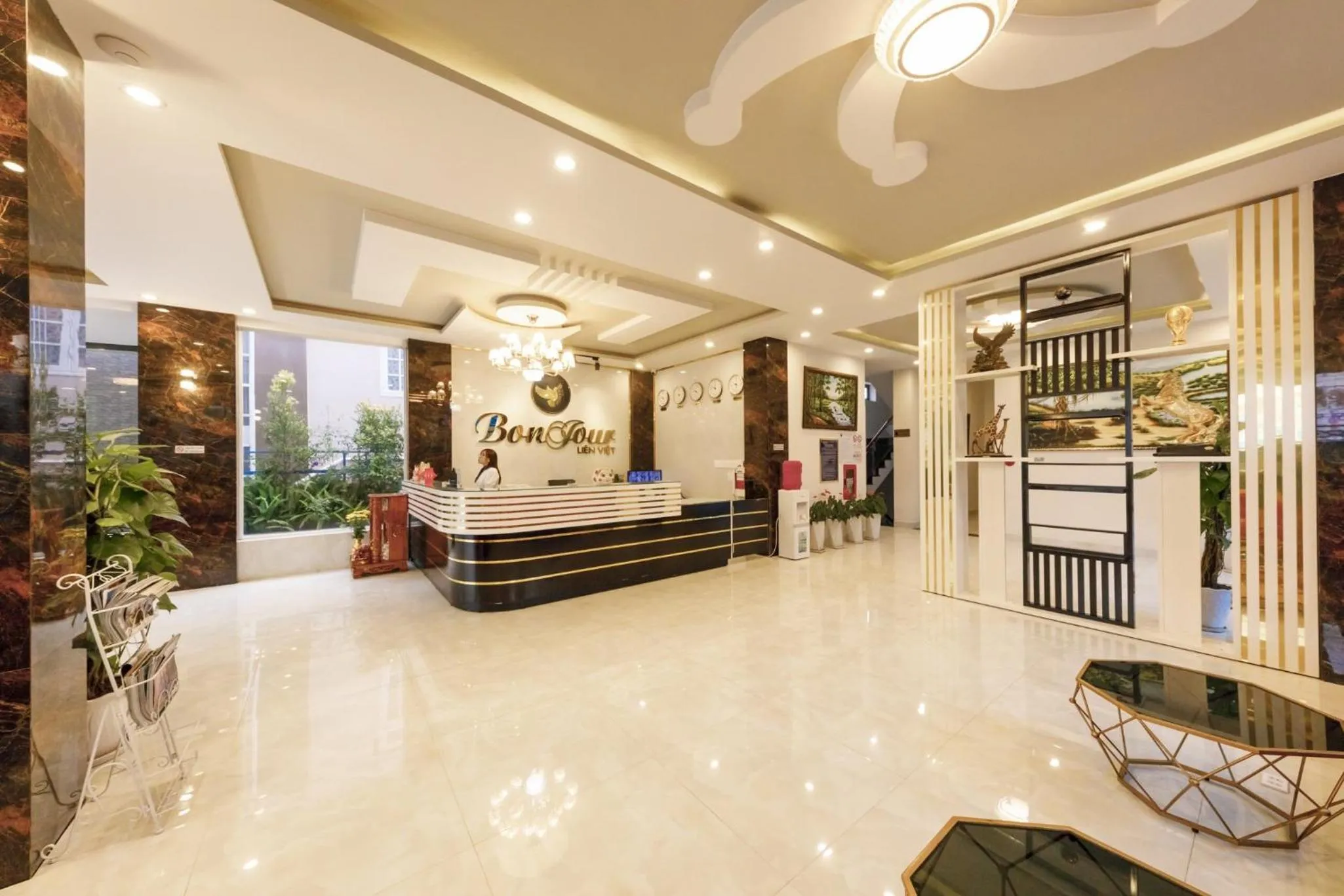 Lobby or reception in Bonjour Da Lat Hotel