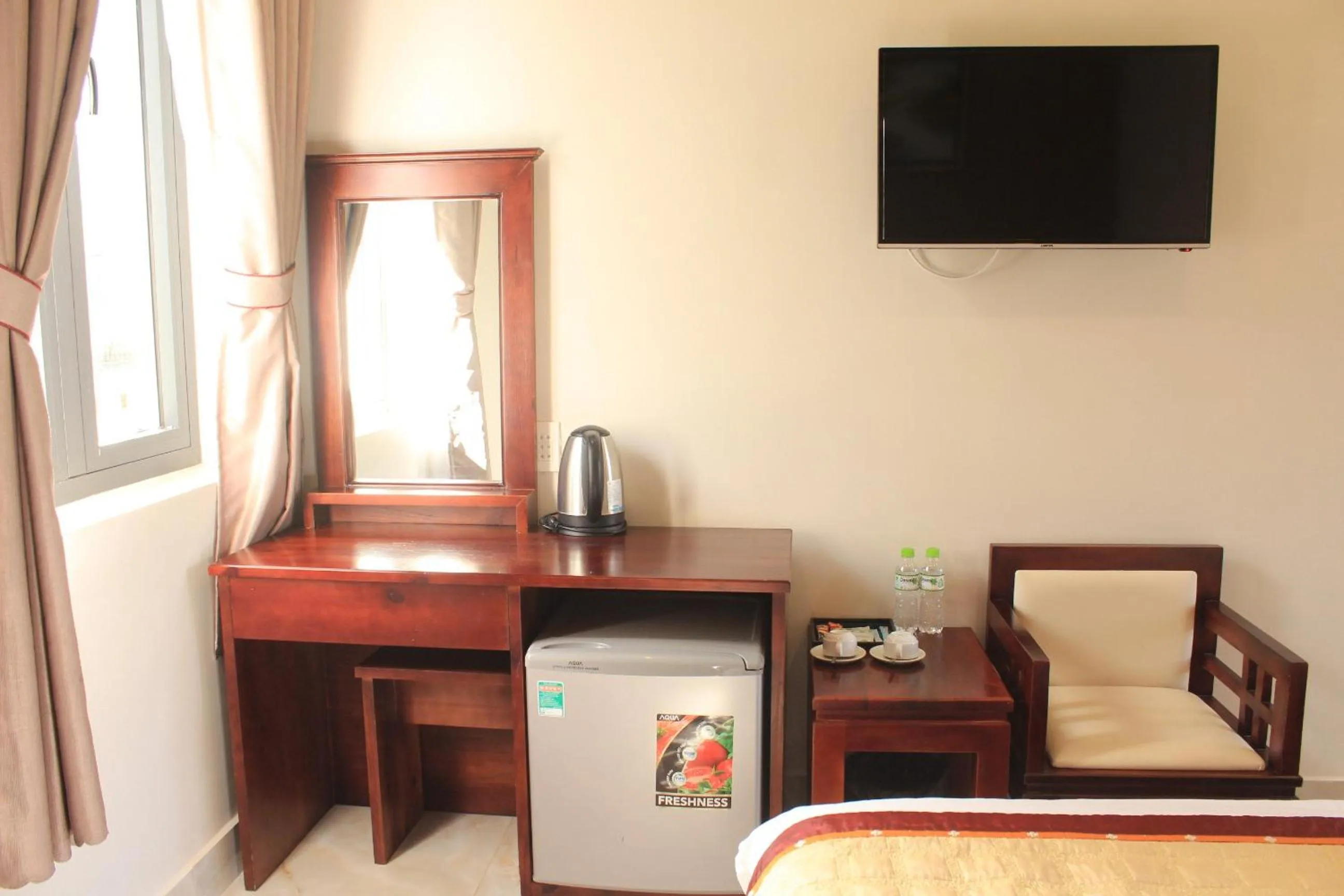 Decorative detail, Bed in Bonjour Da Lat Hotel