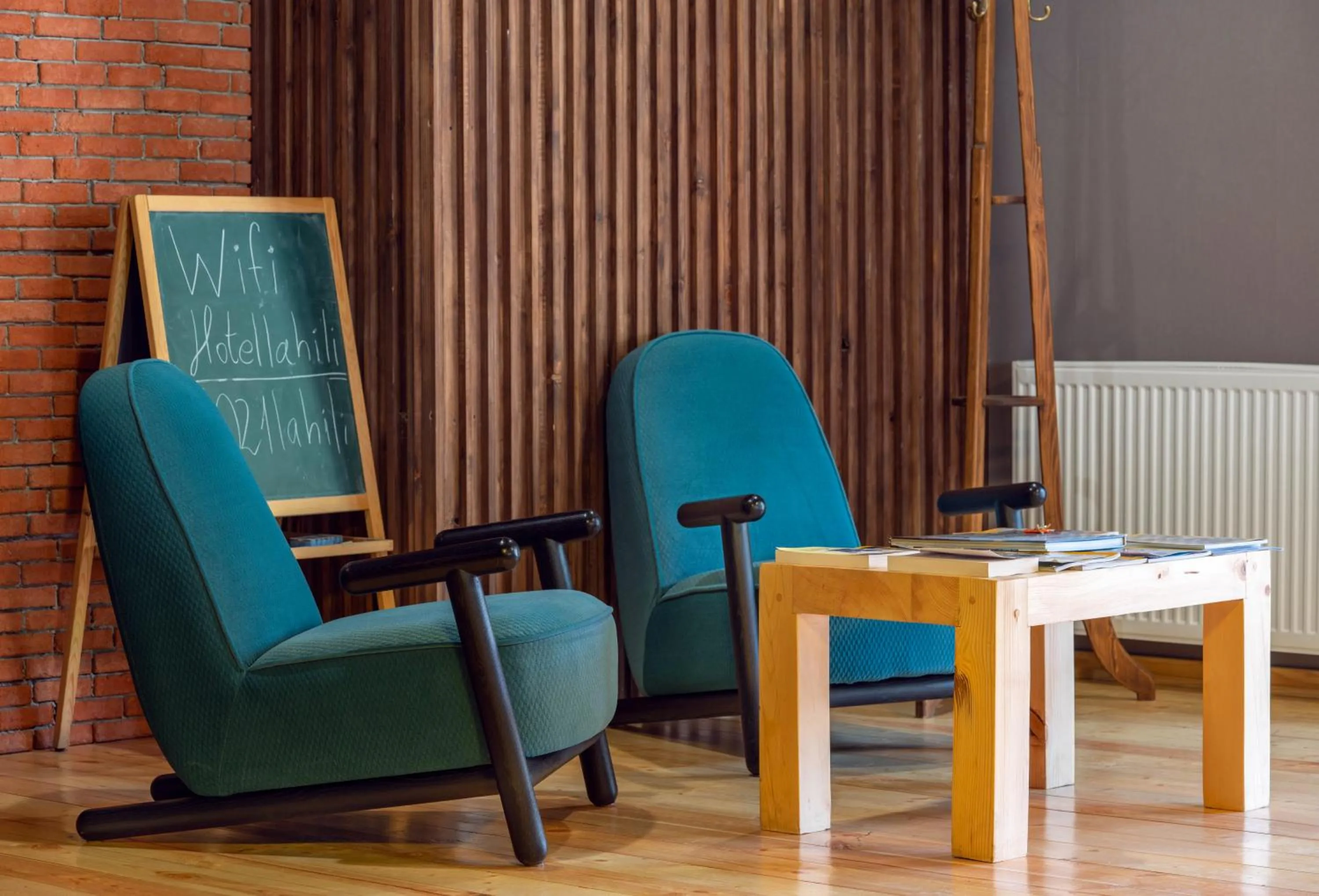 Seating area in Hotel Lahili