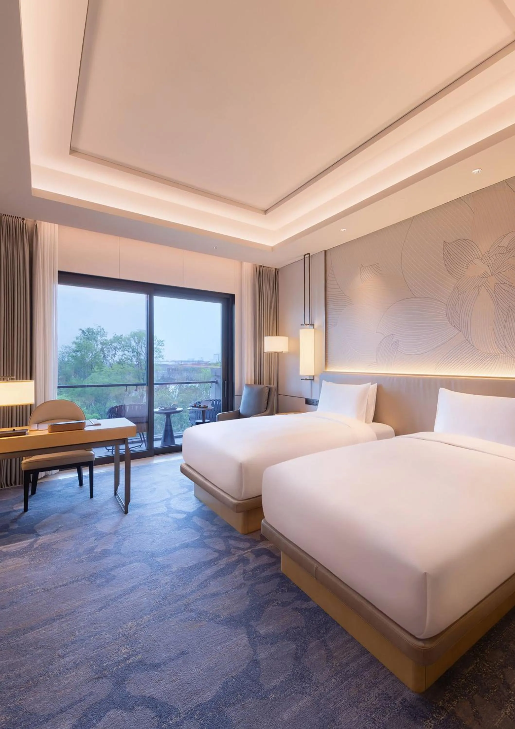 Bed in Gran Meliá Chengdu