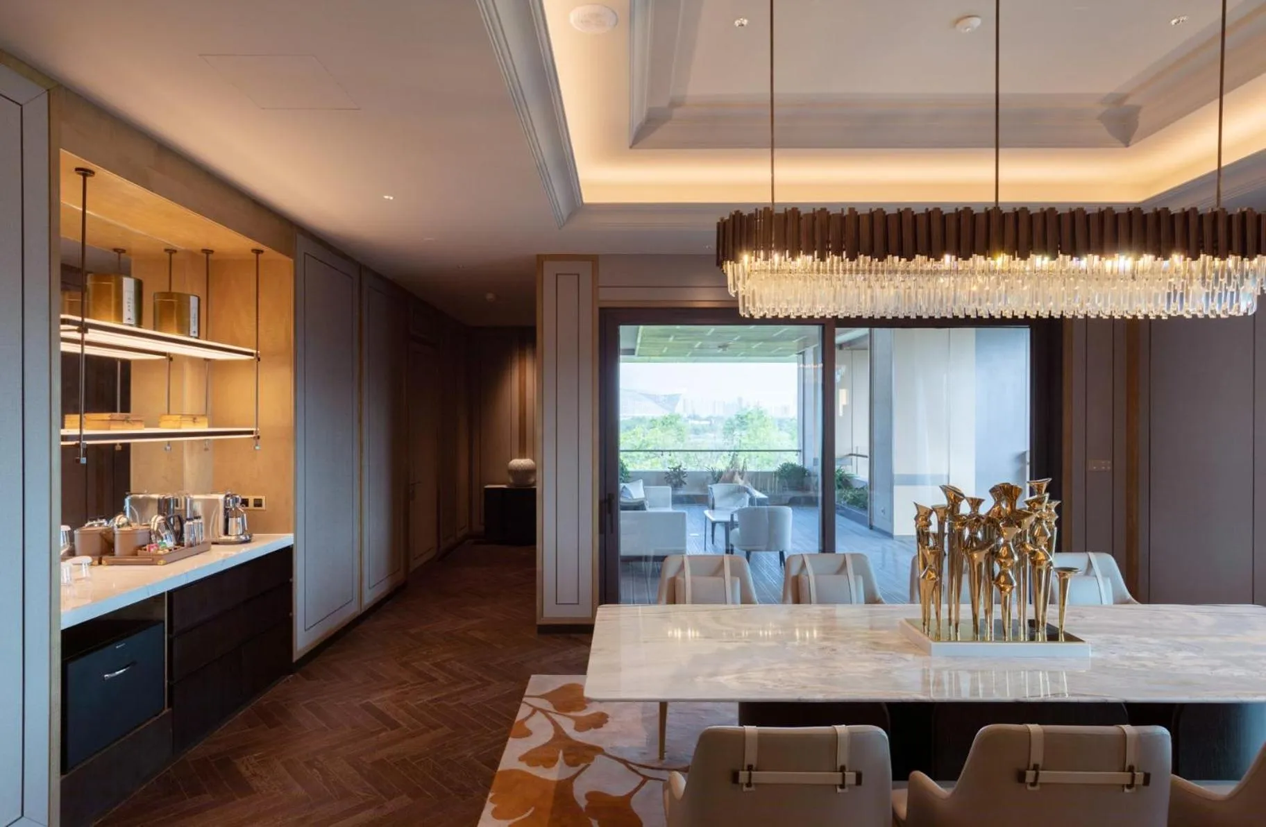 Living room in Gran Melia Chengdu