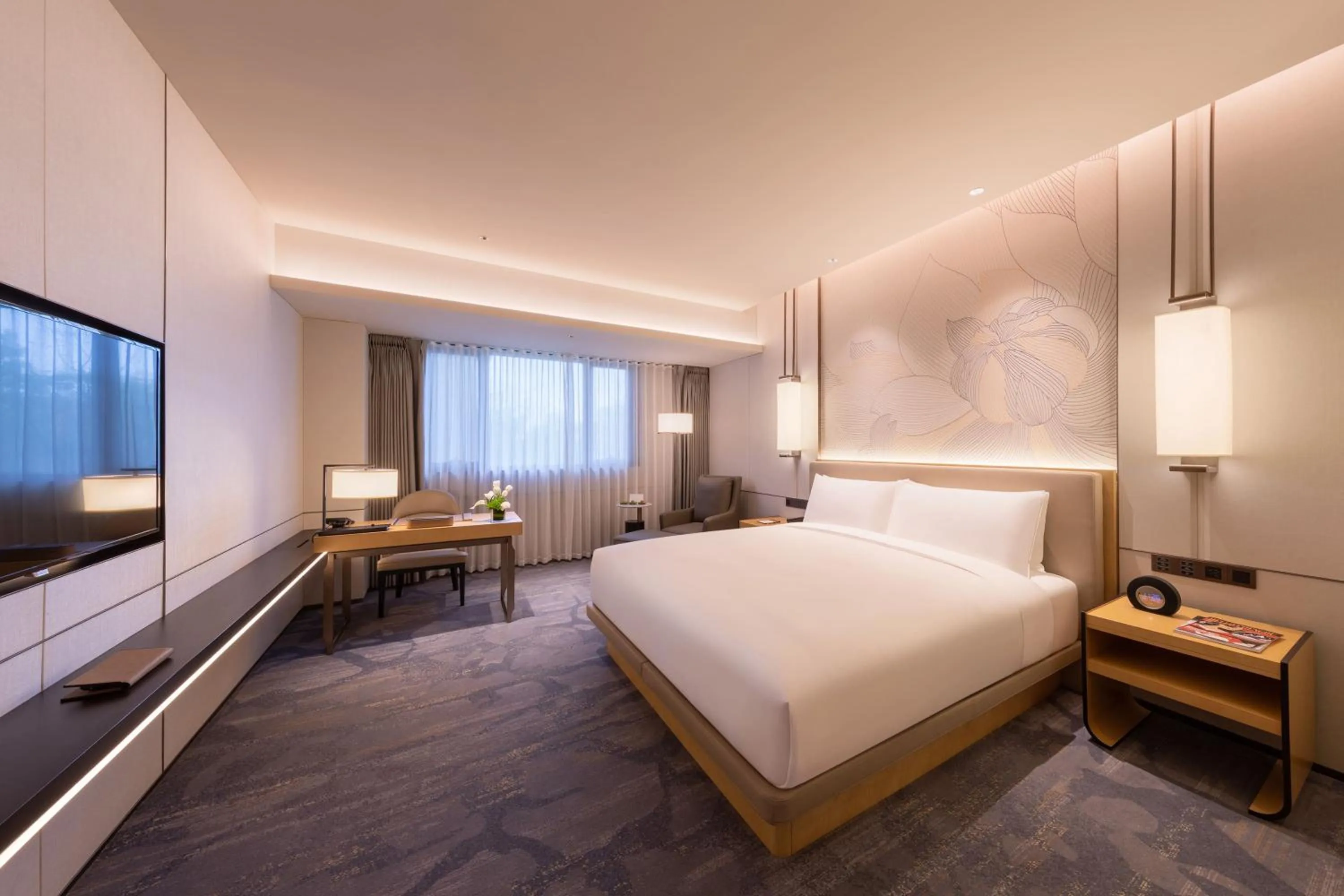 Bed in Gran Meliá Chengdu