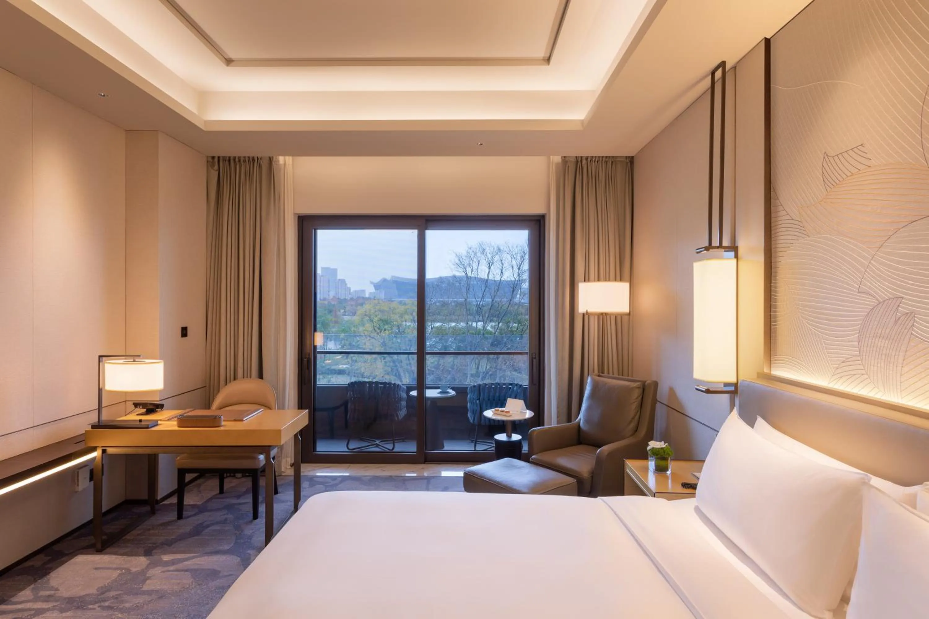 Bed in Gran Melia Chengdu