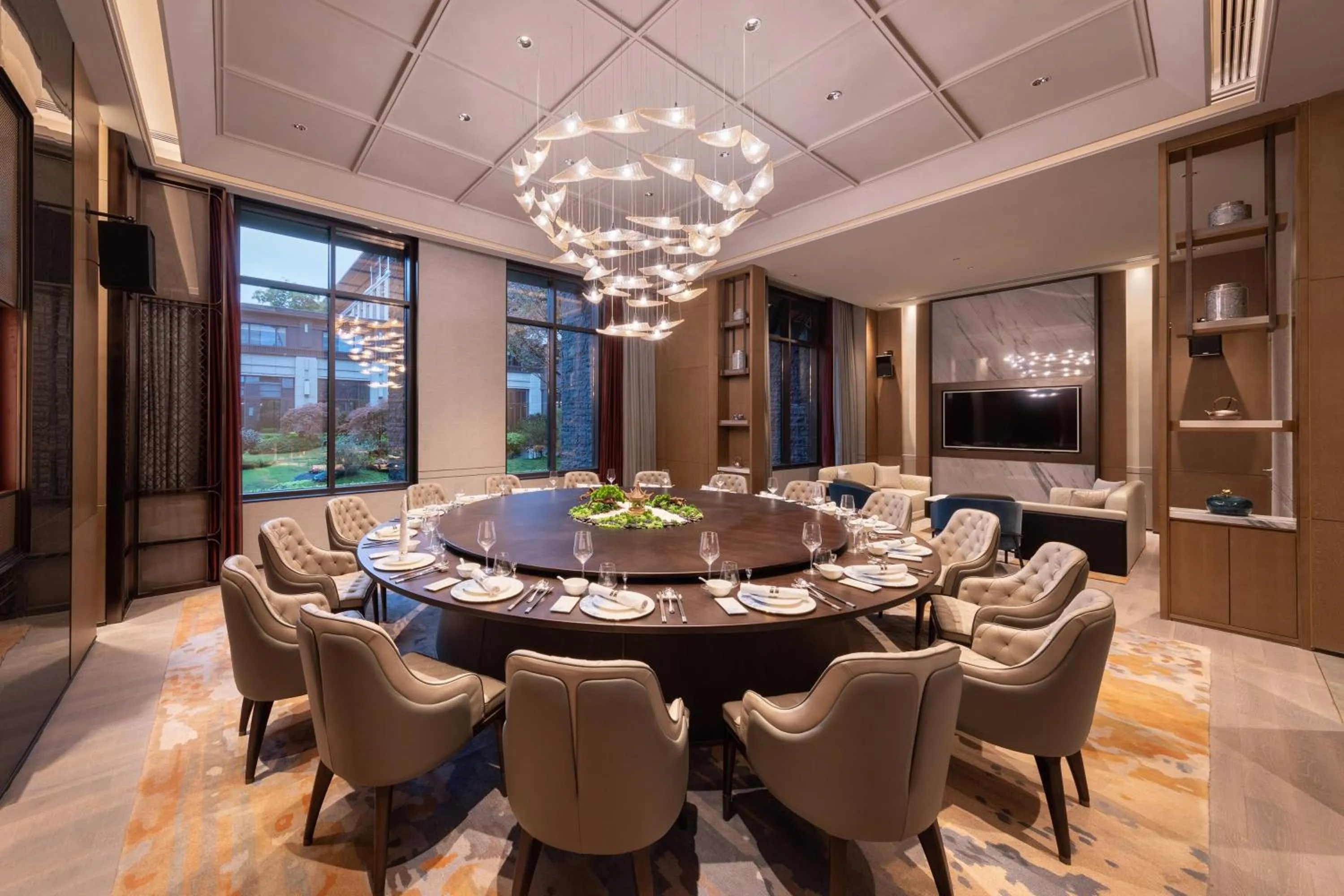 Dining area in Gran Meliá Chengdu