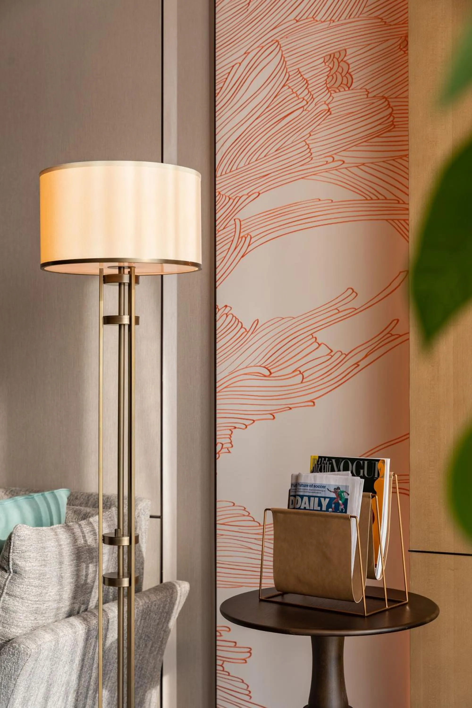 Decorative detail, Bed in Gran Meliá Chengdu