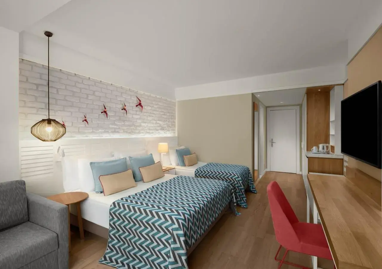 Bedroom, Bed in Akra Kemer - Ultra All Inclusive Bedroom, Bed in Akra Kemer - Ultra All Inclusive