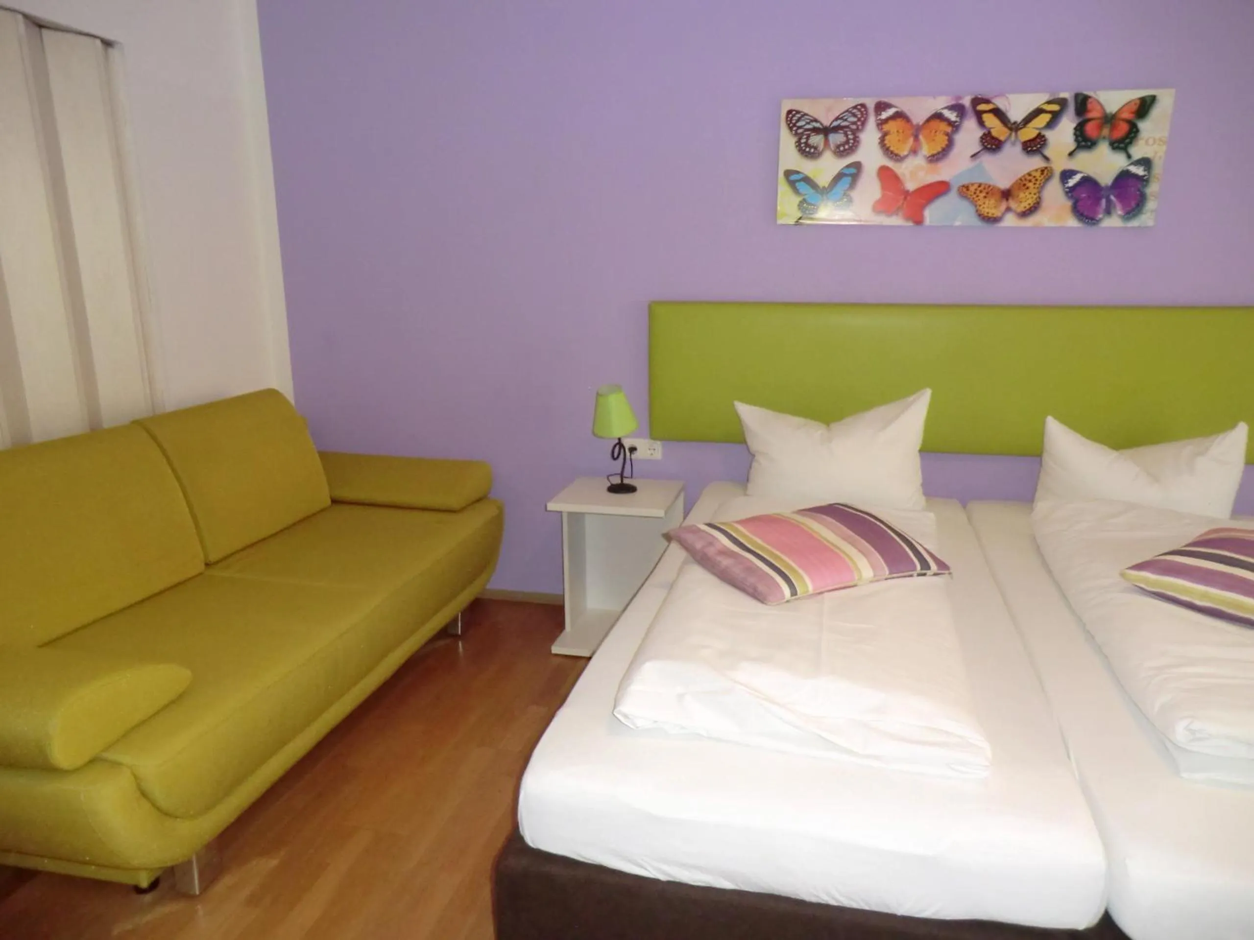 Bed in Hotel Pension Haydn