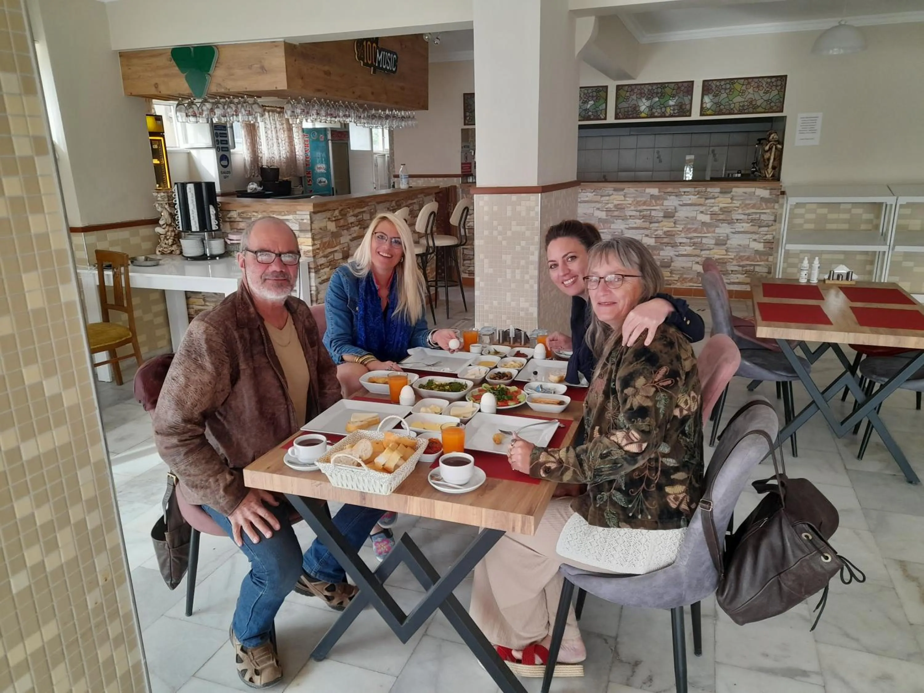 group of guests in Luna Piena Hotel