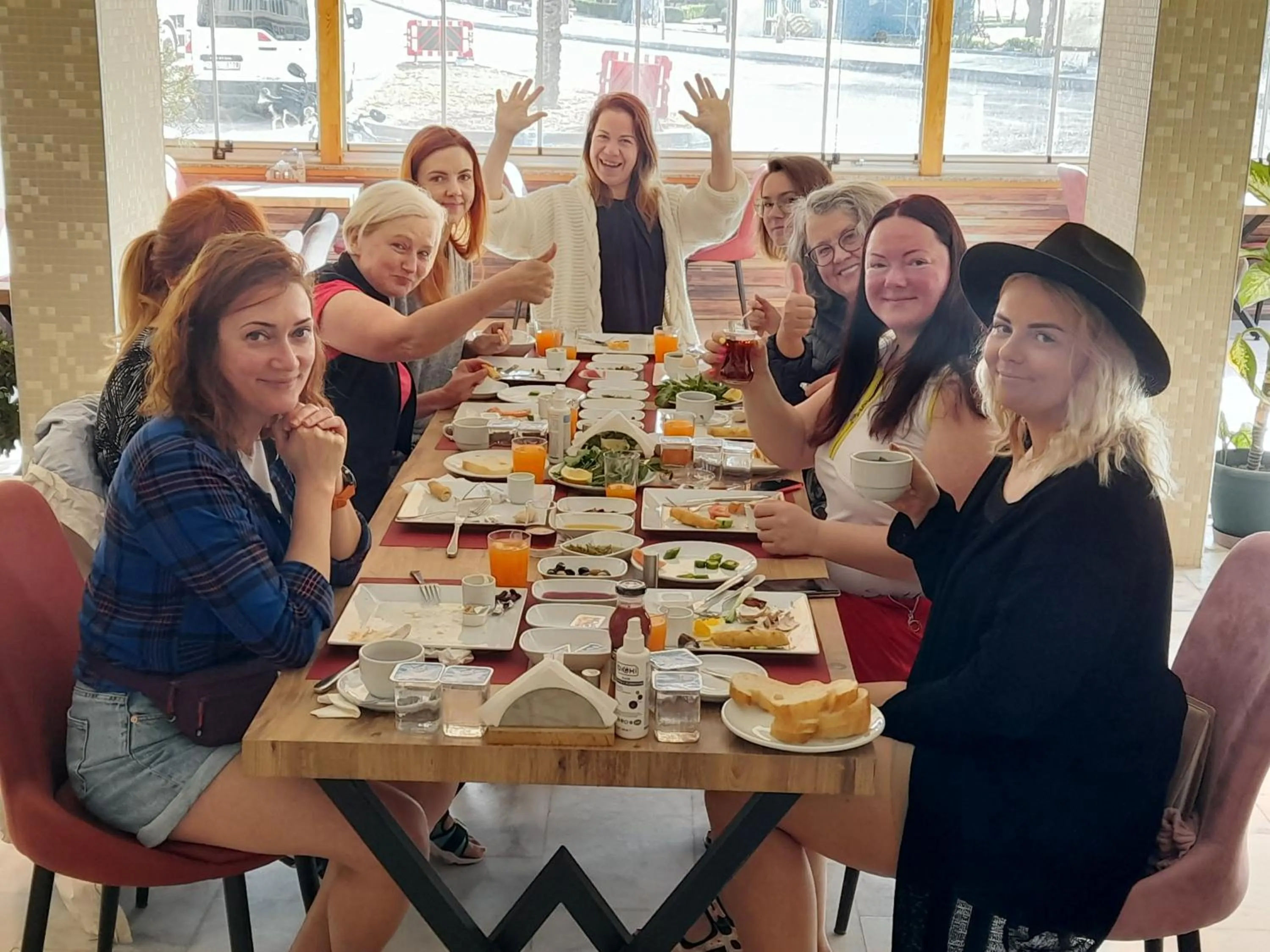 group of guests in Luna Piena Hotel