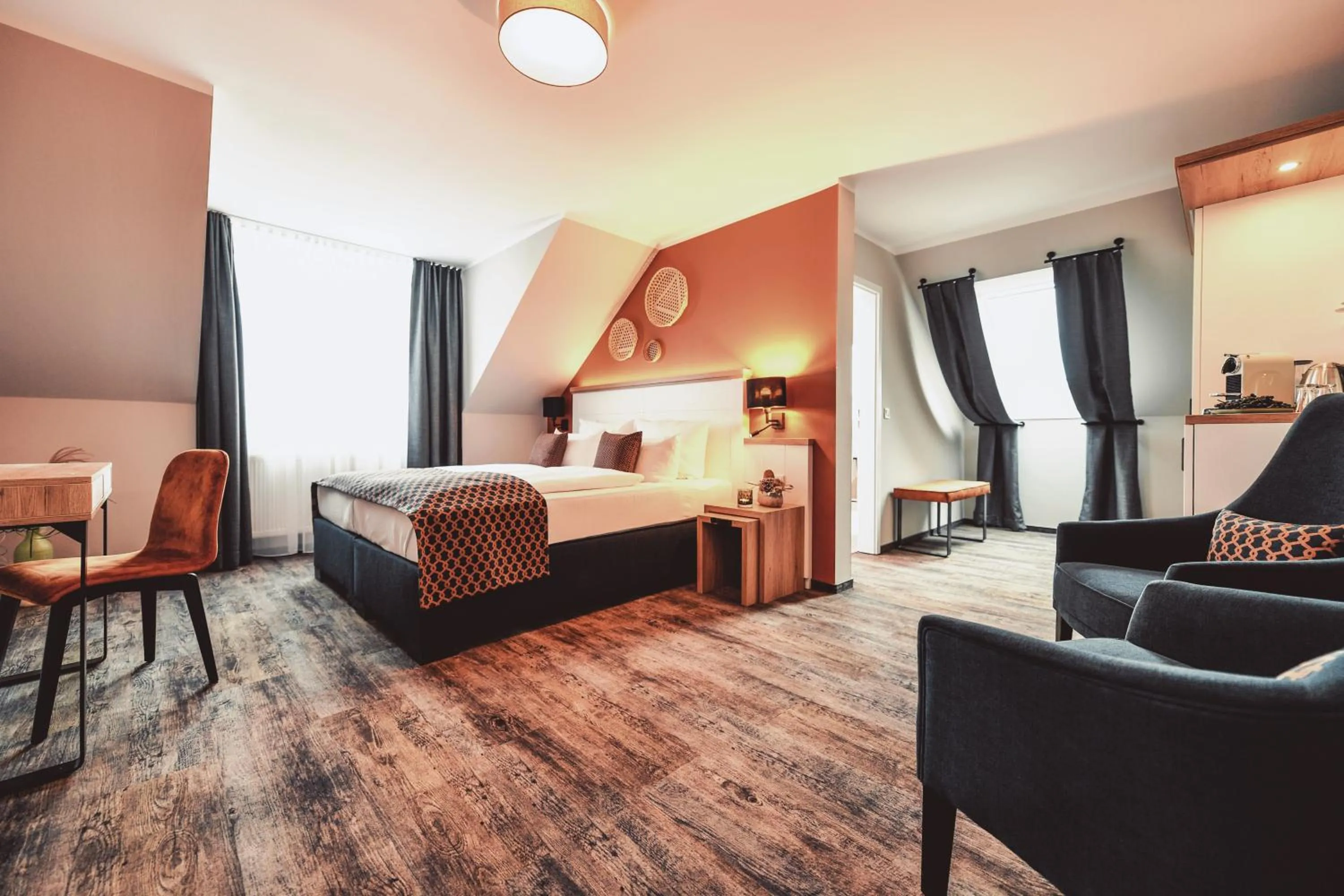 Coffee/tea facilities, Bed in Christinenhof & Spa - Wellnesshotel am Rande des Spreewalds