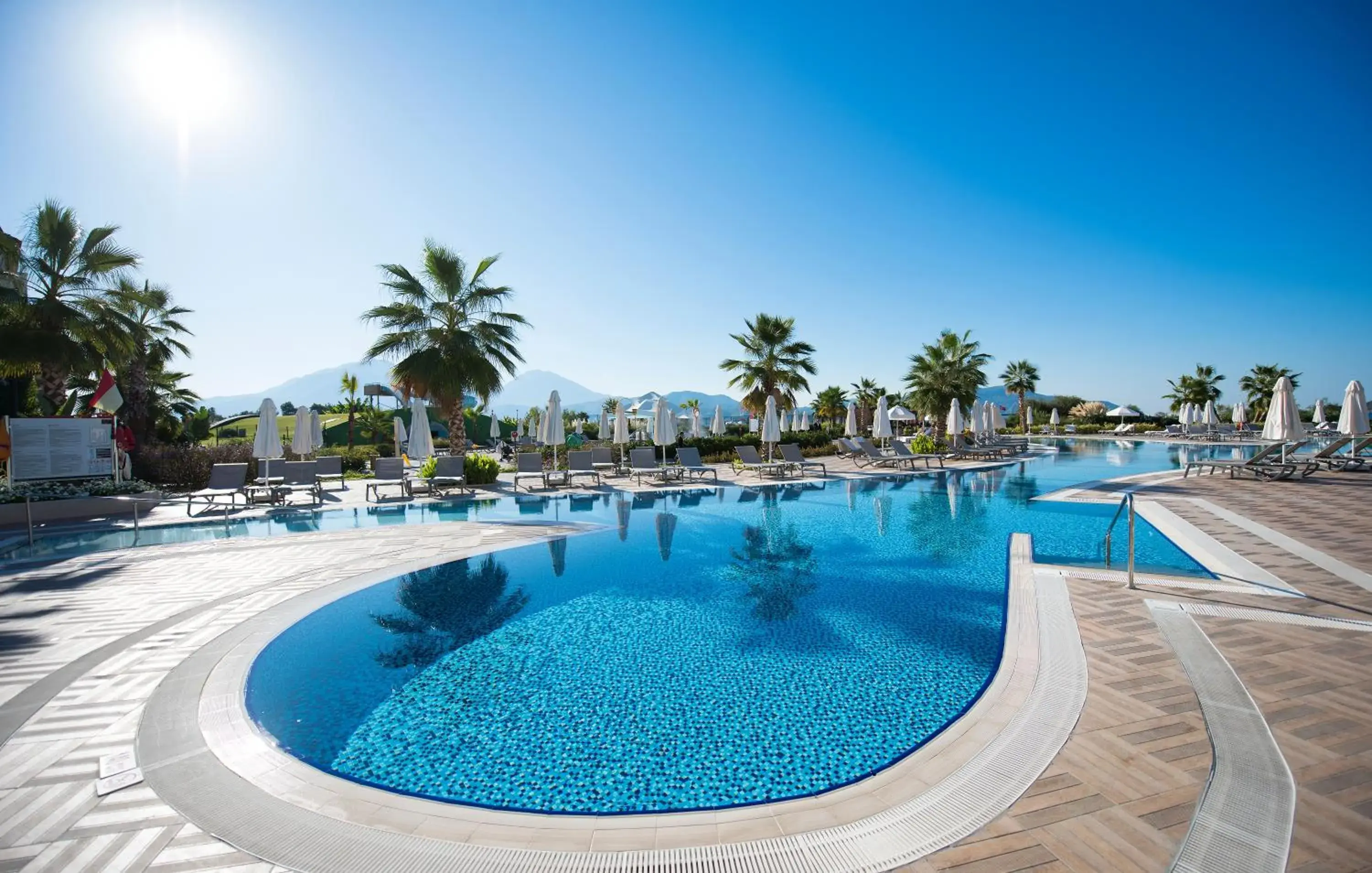 Swimming pool in Akra Fethiye Tui Blue Sensatori - Ultra All Inclusive Swimming pool in Akra Fethiye Tui Blue Sensatori - Ultra All Inclusive