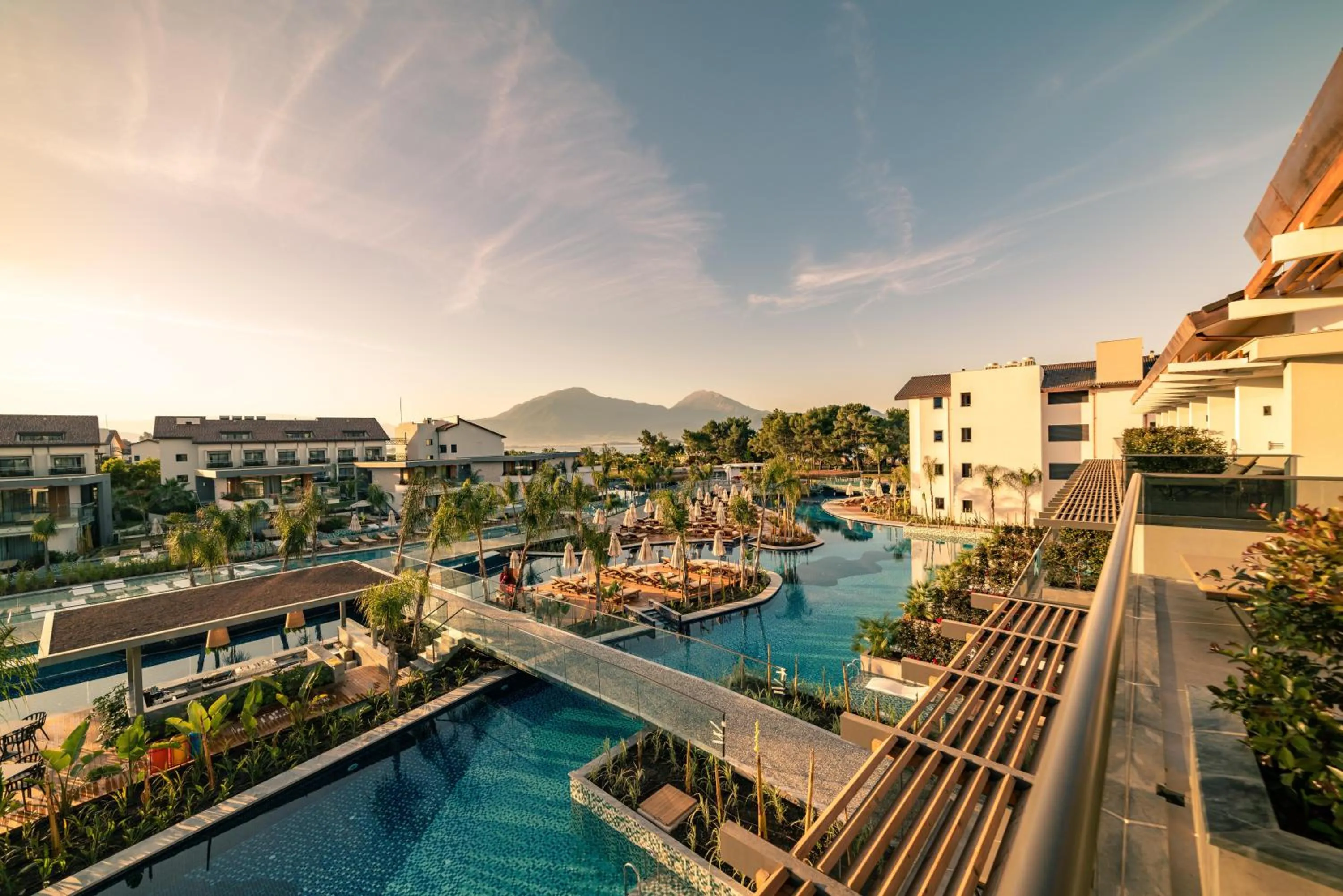 Pool view in Akra Fethiye The Residence Tui Blue Sensatori - Ultra All Inclusive - Adults Only