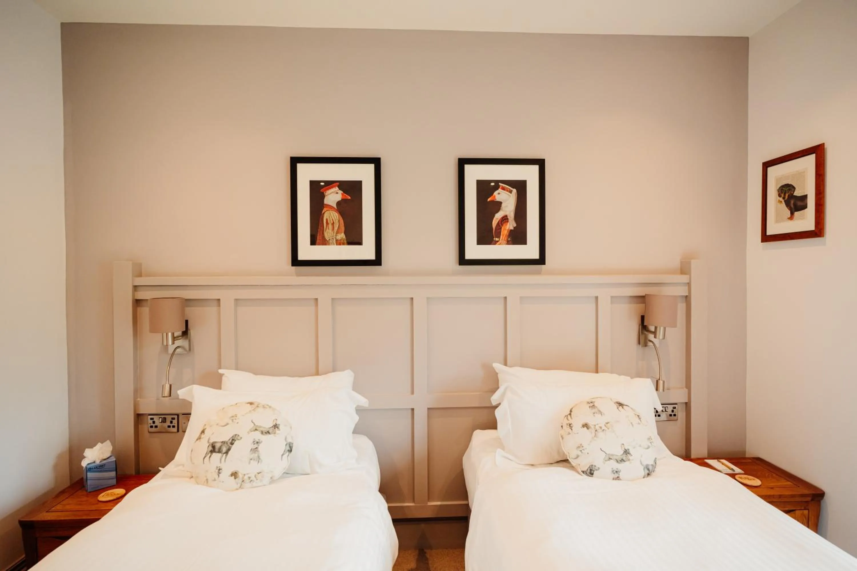 Bed in The Fleece at Ruleholme