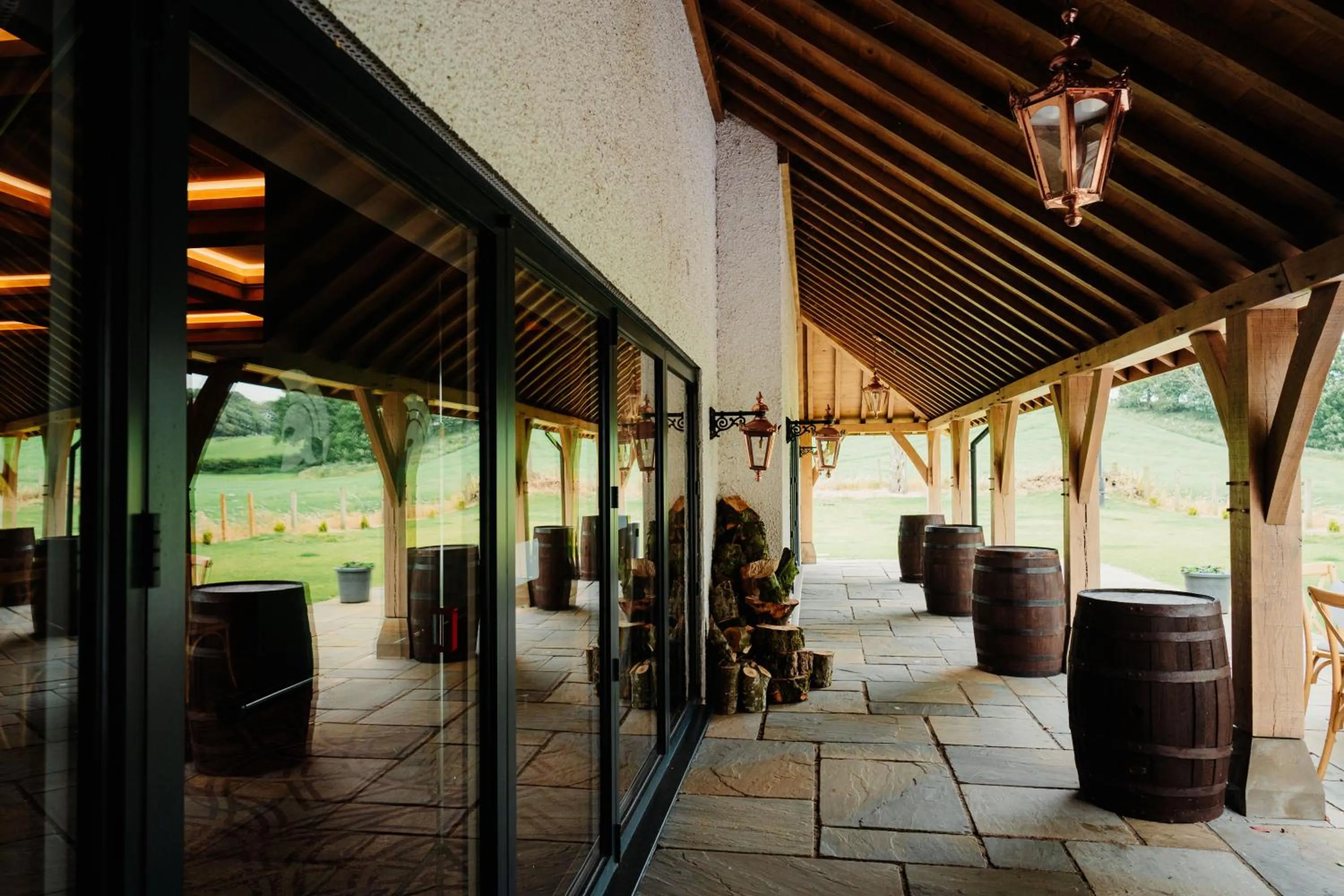 Patio in The Fleece at Ruleholme