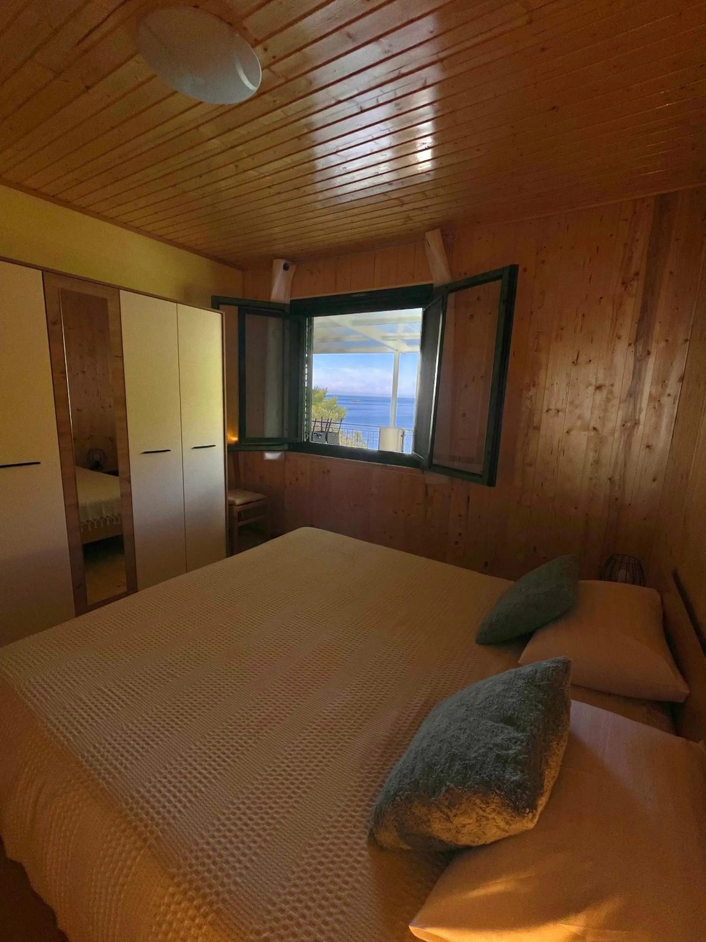 Bedroom, Bed in Holiday Home Melanie