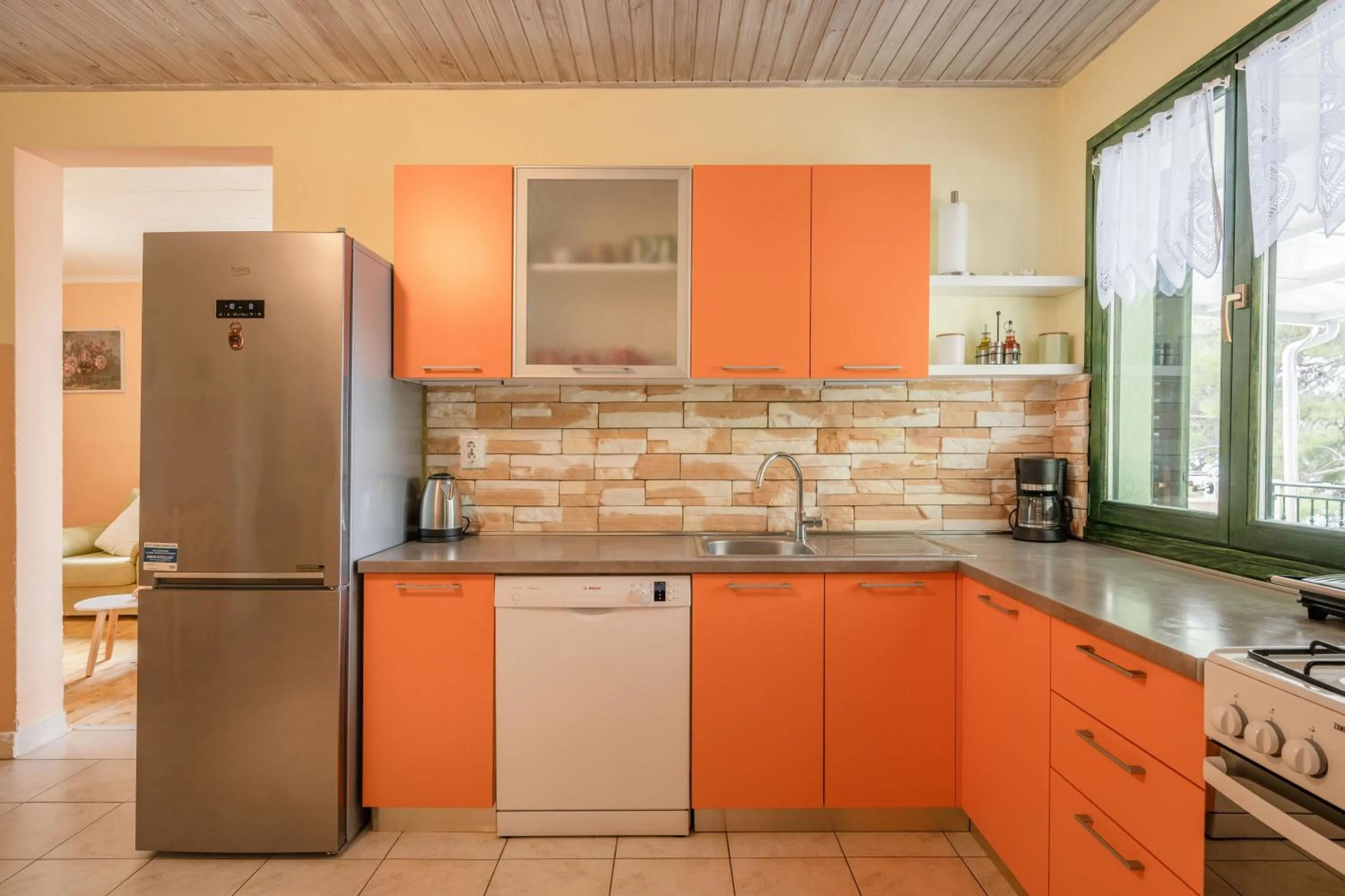 Kitchen or kitchenette in Holiday Home Melanie