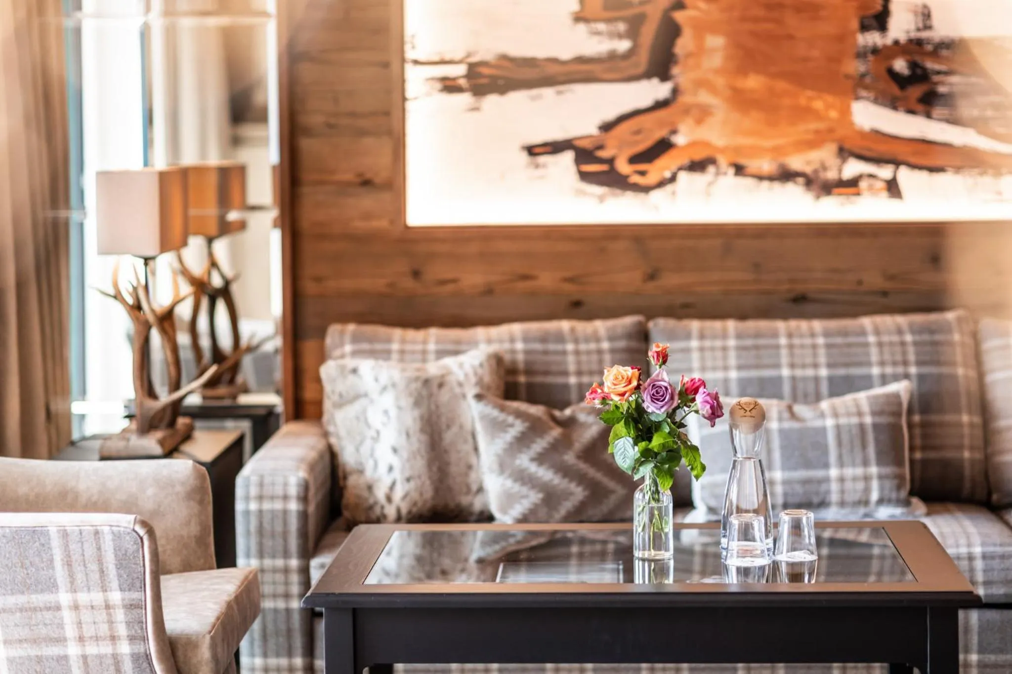 Living room in Alpin Resort Sacher