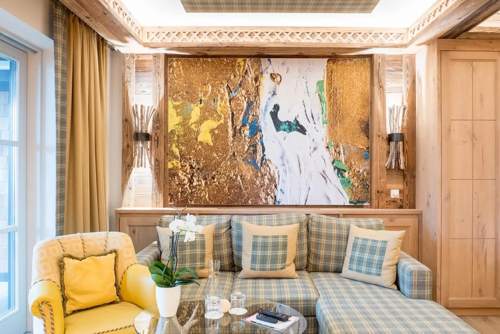 Seating area in Alpin Resort Sacher