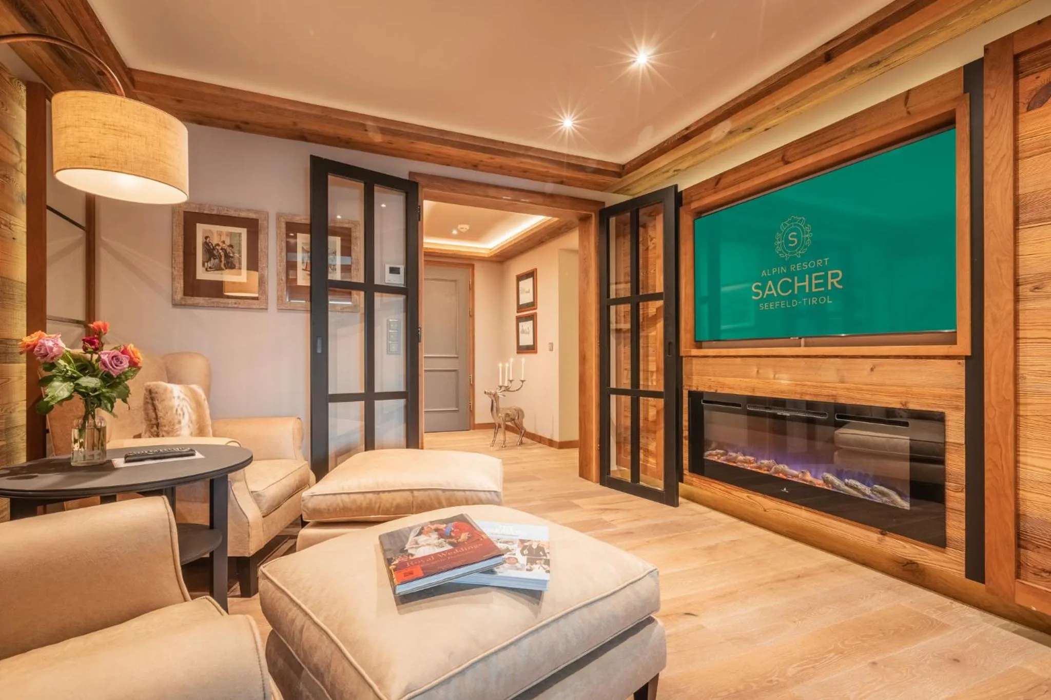 Living room in Alpin Resort Sacher